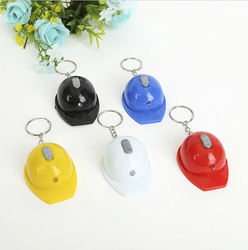 Safety Helmet Bottle Opener Keychain