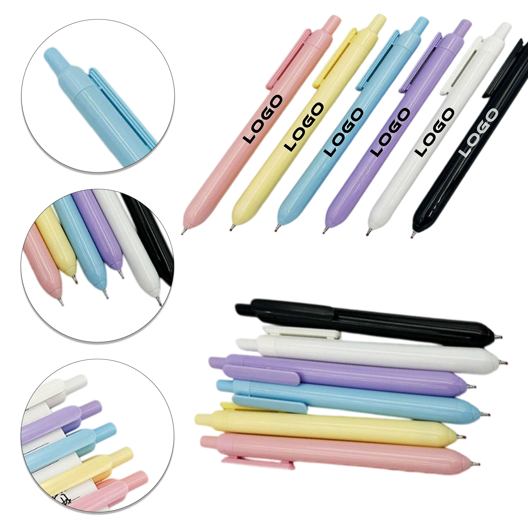 Macaron Color Click Gel Pen 2