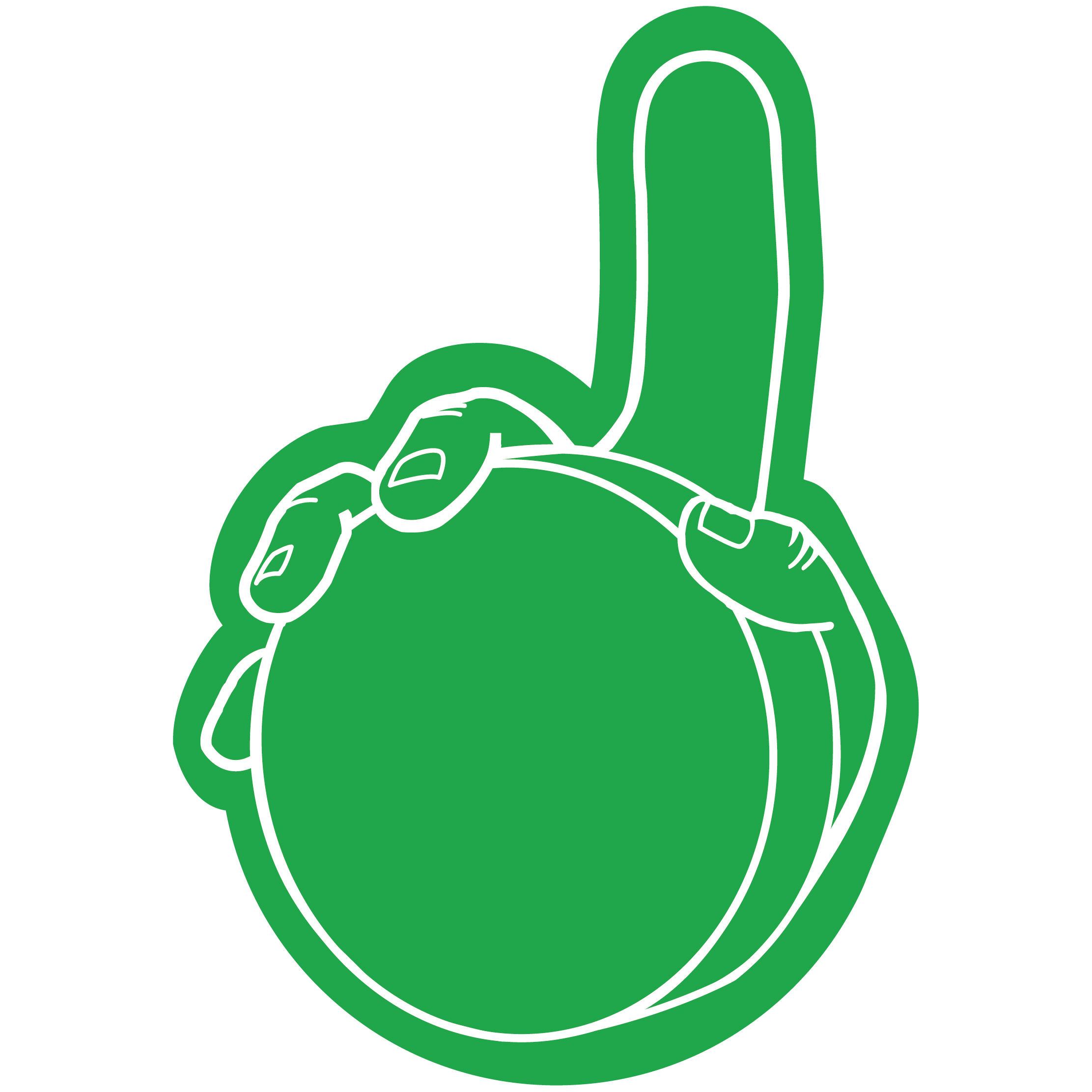 Hockey Puck Hand 74