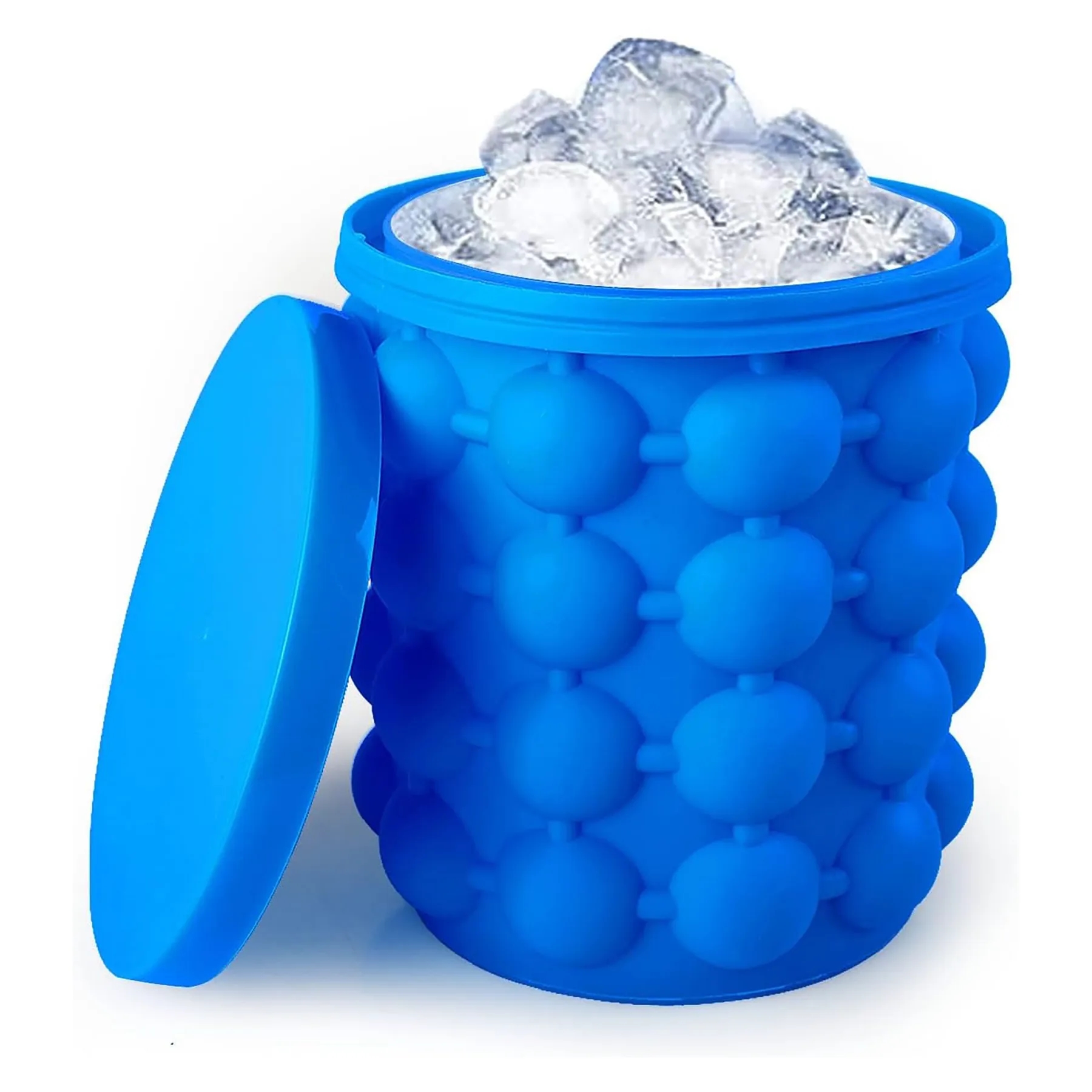 Silicone Ice Bucket Cup with Lid 9