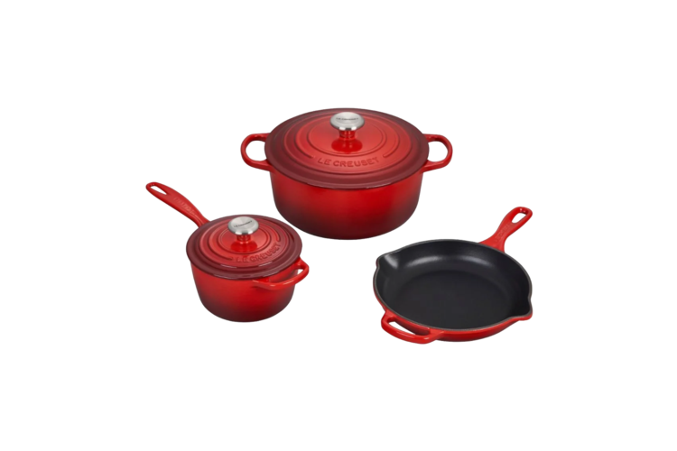 Le Creuset 5-Piece Signature Cookware Set 3