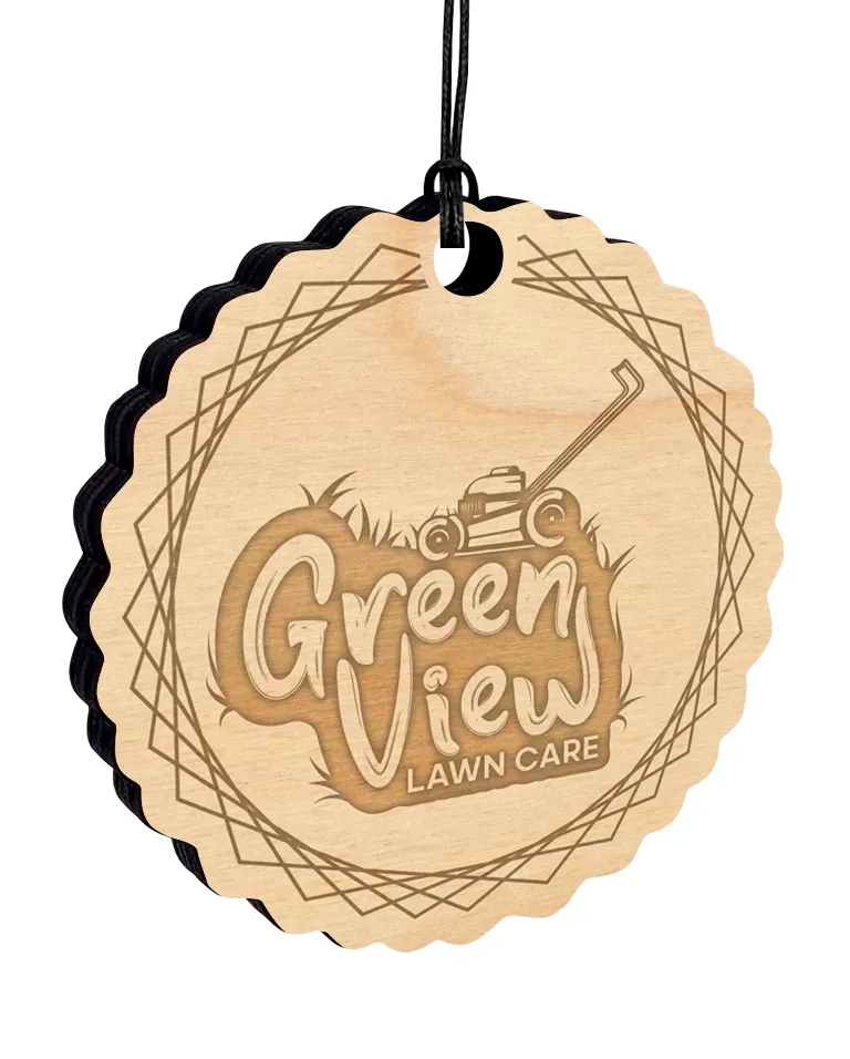 1/4" Etched Birch Ornaments 12