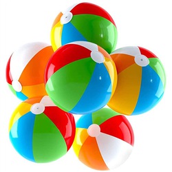 Beach Balls 3 Pack 12.6" Kids Pool Party Toys Outdoor Gifts