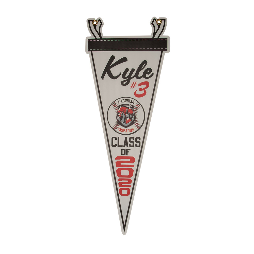 Pennant Full Color Yard Sign Yard Sign Digital Print Pepco Sports