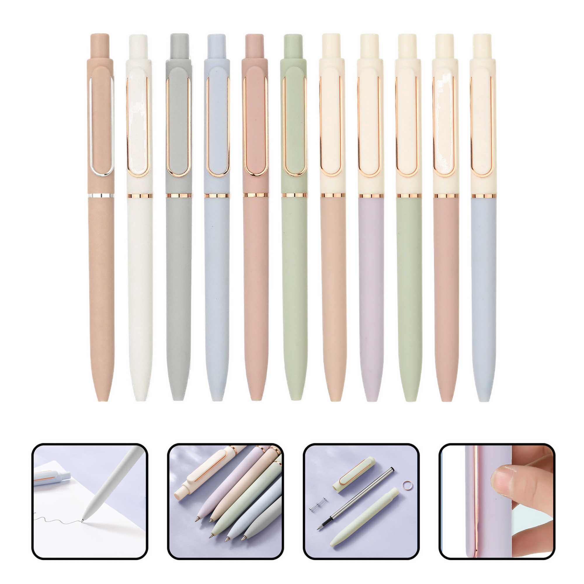 Metal-Look Plastic Gel Pen 2