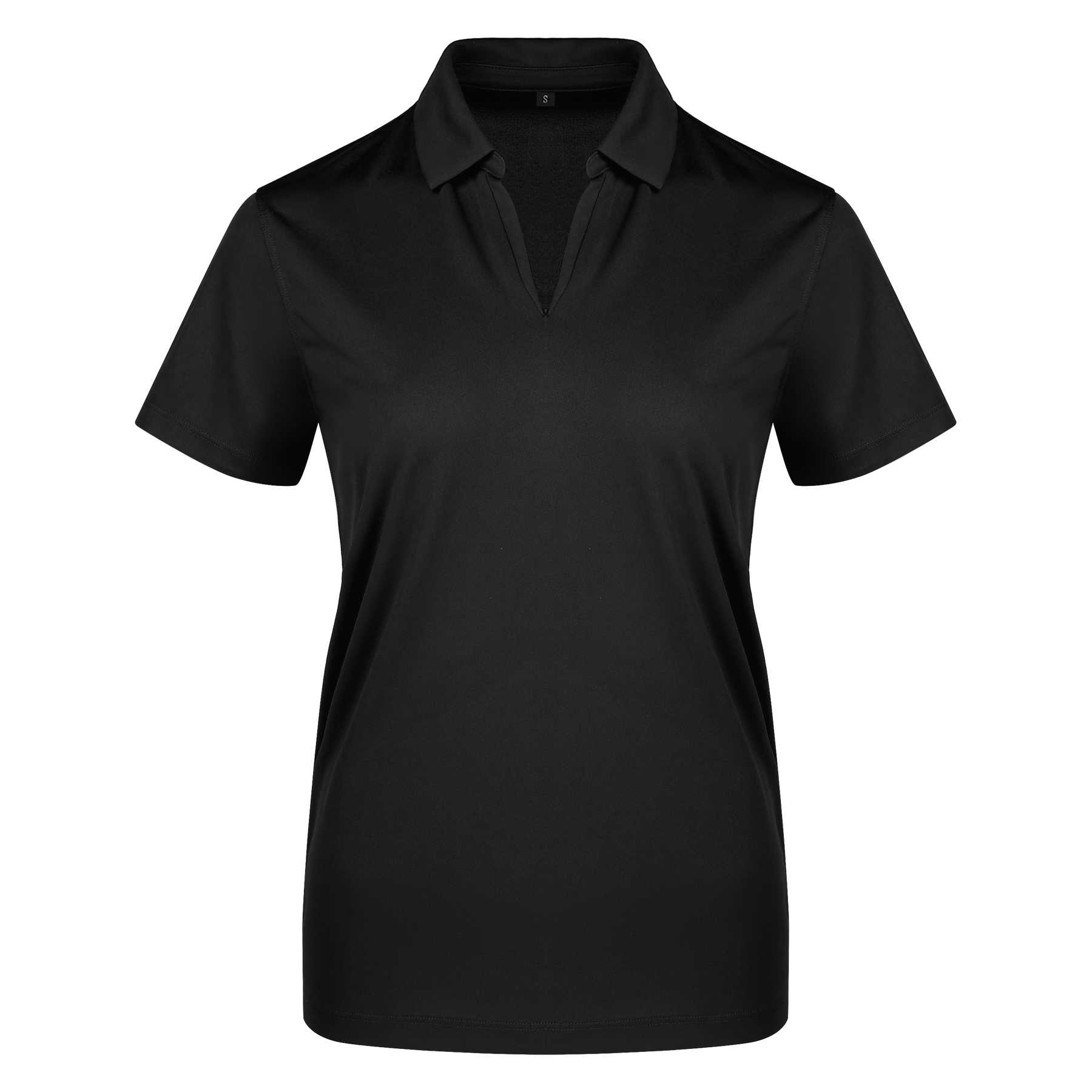 Ladies Micro Pique Ribbed Collar Polo Shirt 12