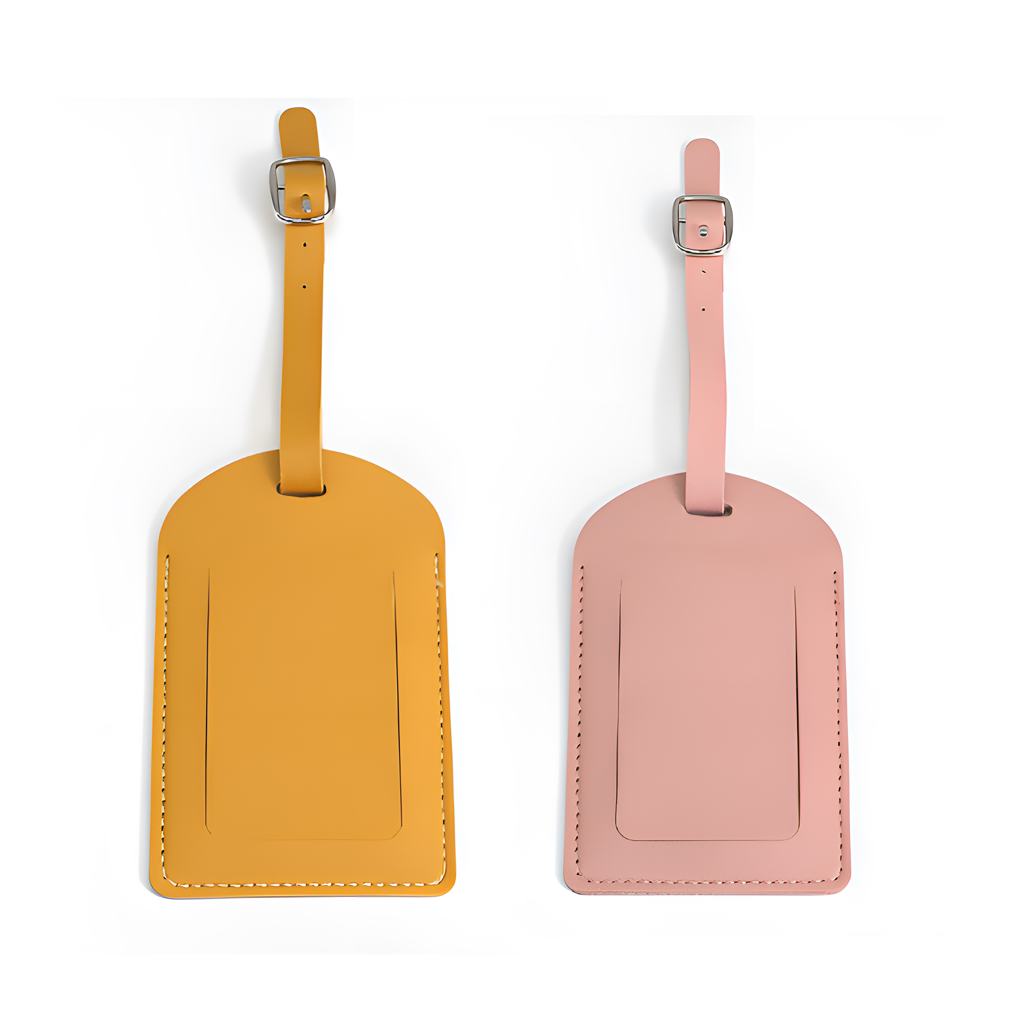 MOQ 50 PCS Stylish PU Leather Luggage Name Tag 7