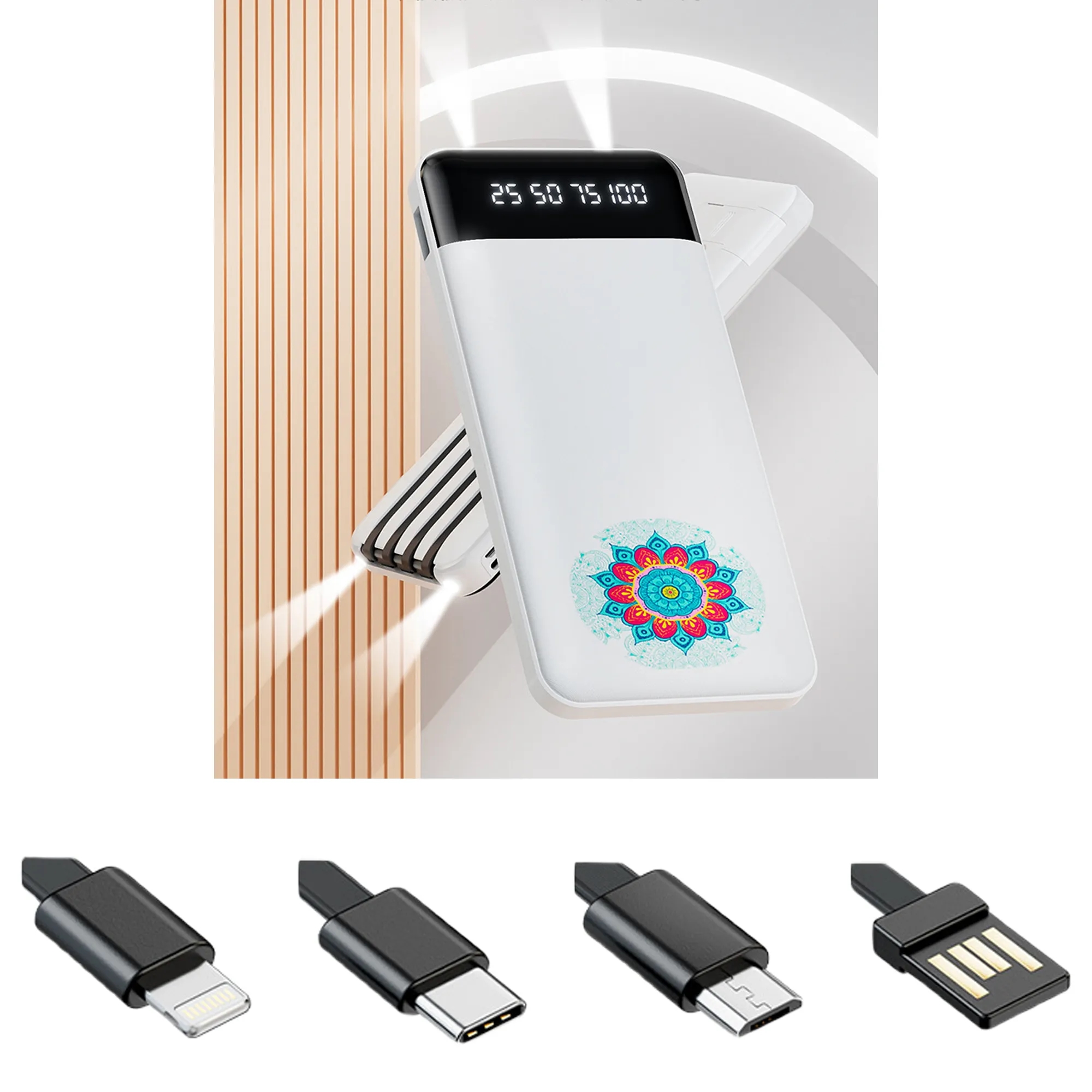 20000mAh Portable Charger Power Bank with Flashlight 9