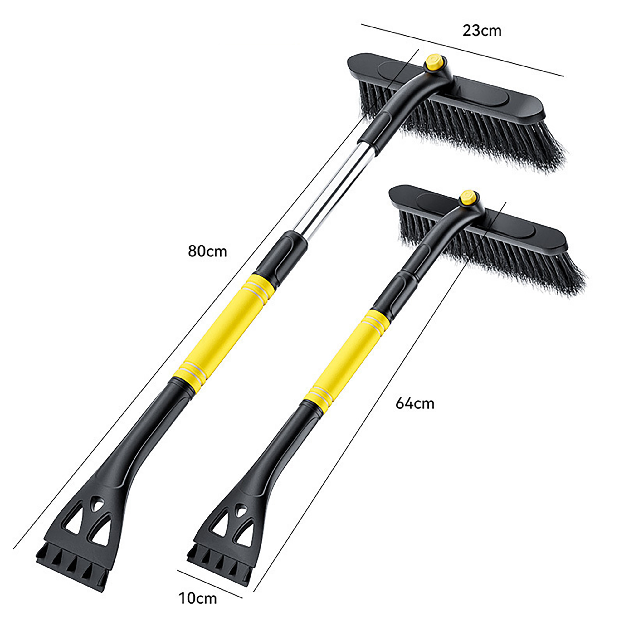 Aluminum Extendable Ice Scraper and Snow Cleaning Brush 9