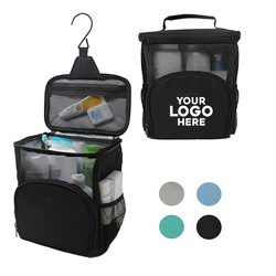 Hanging travel portable toilet bag