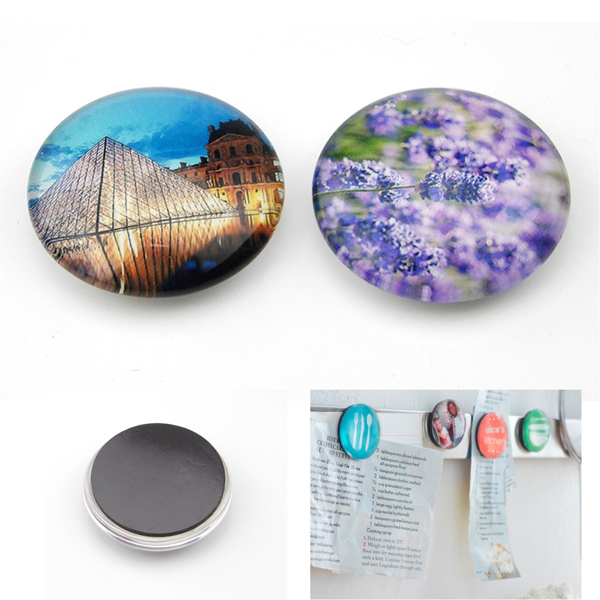 Glass Fridge Magnet Glass/Bubble Magnets