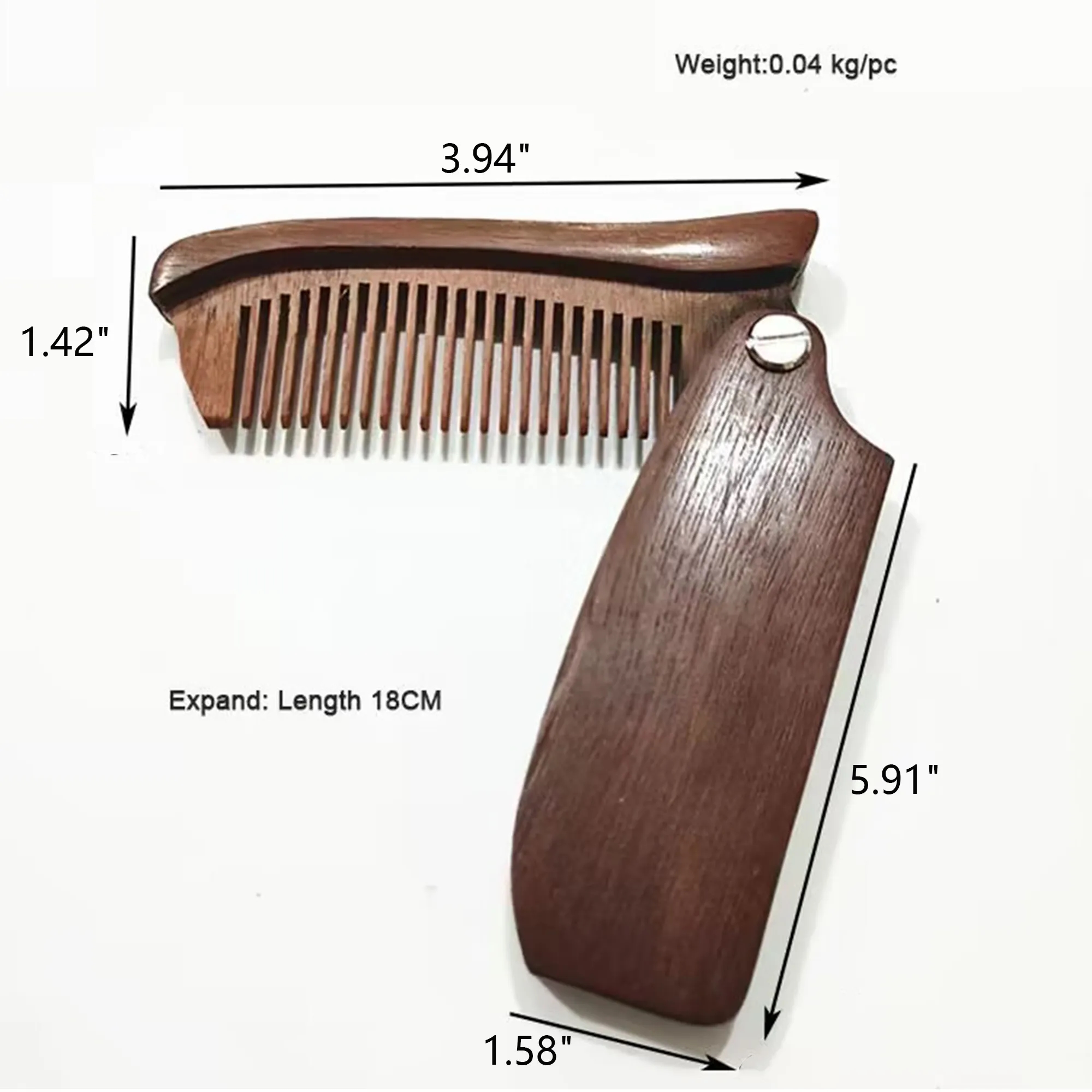 Wooden Foldable Comb 7