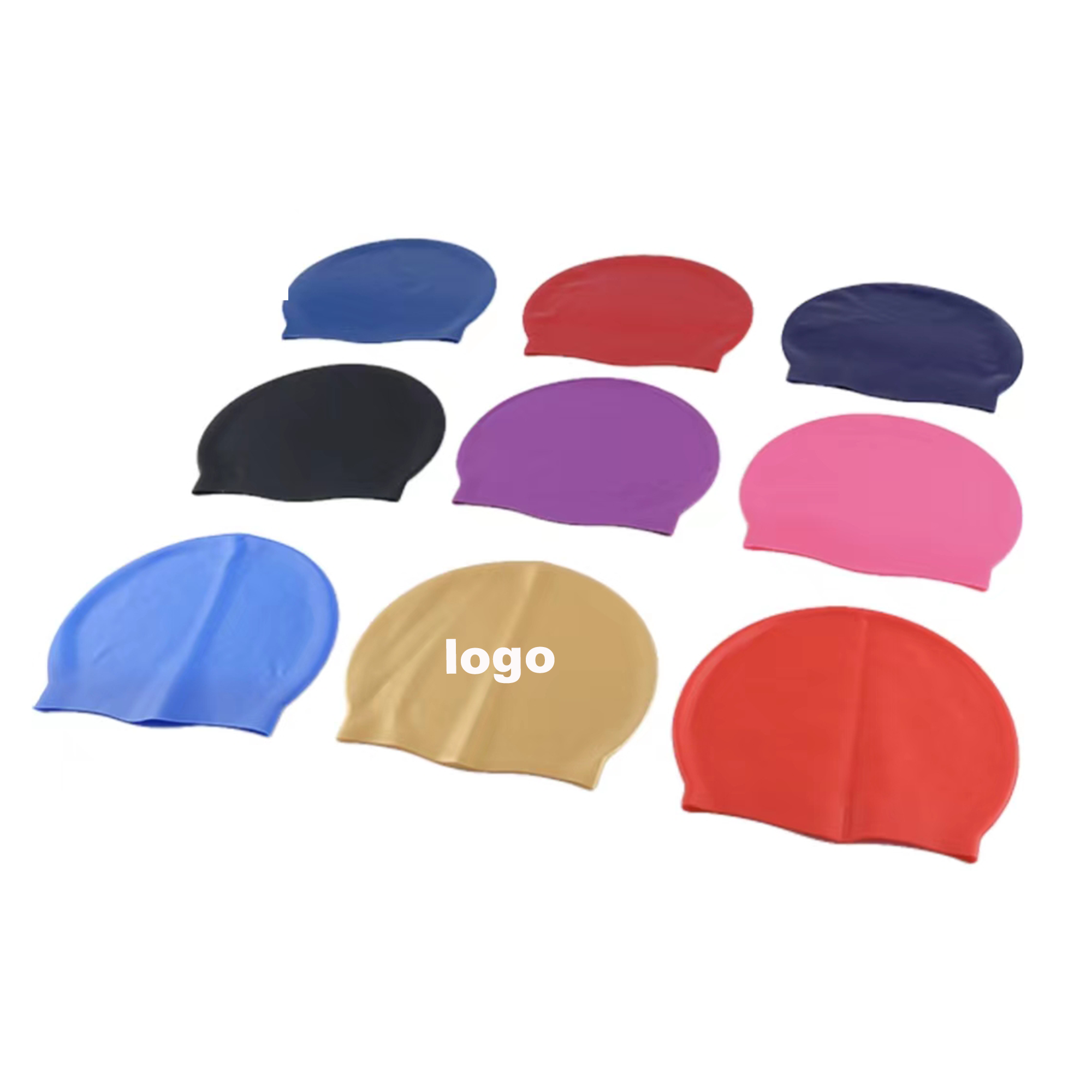100% Soft Silicone Swimming Cap 3