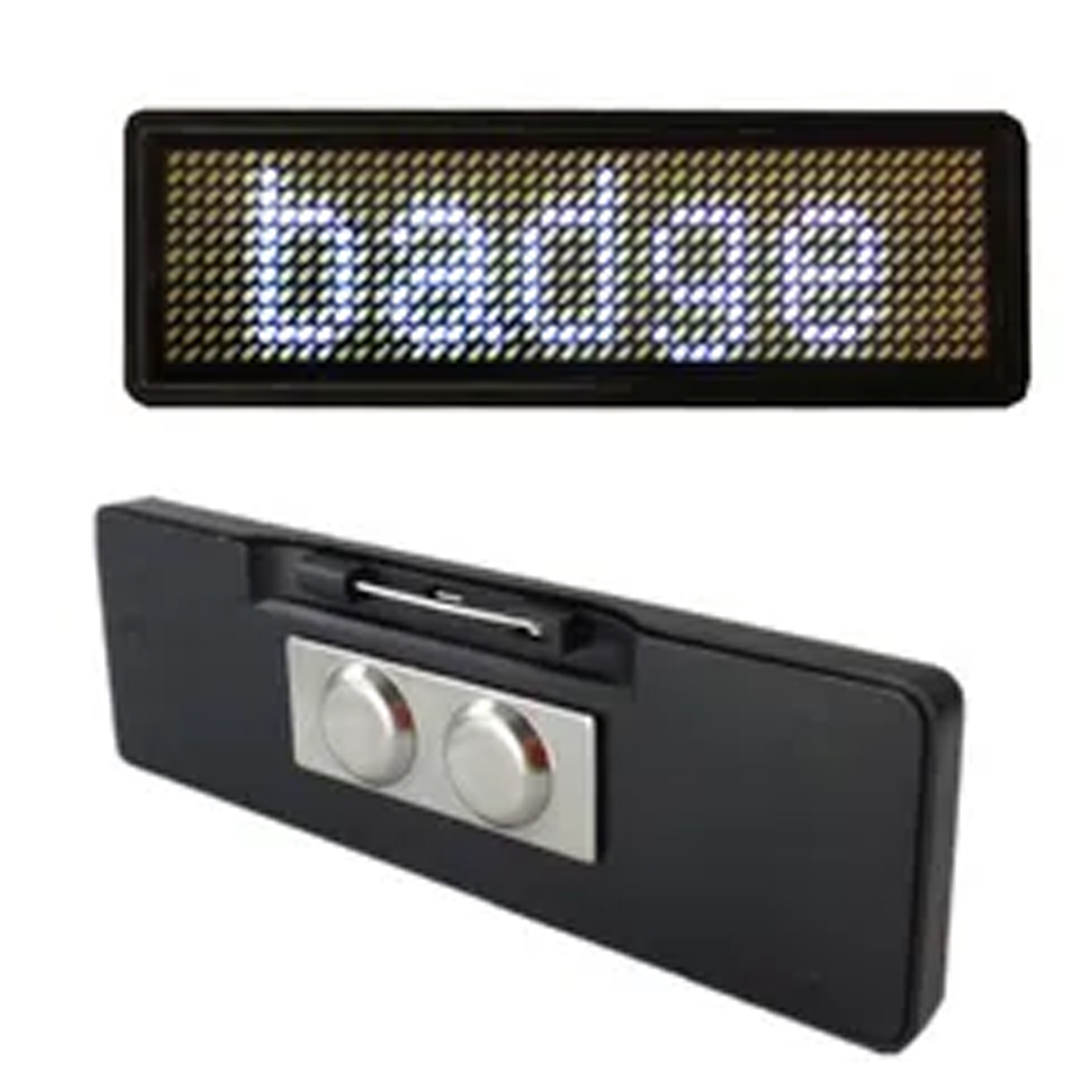 Rechargeable LED Name Tag Badge