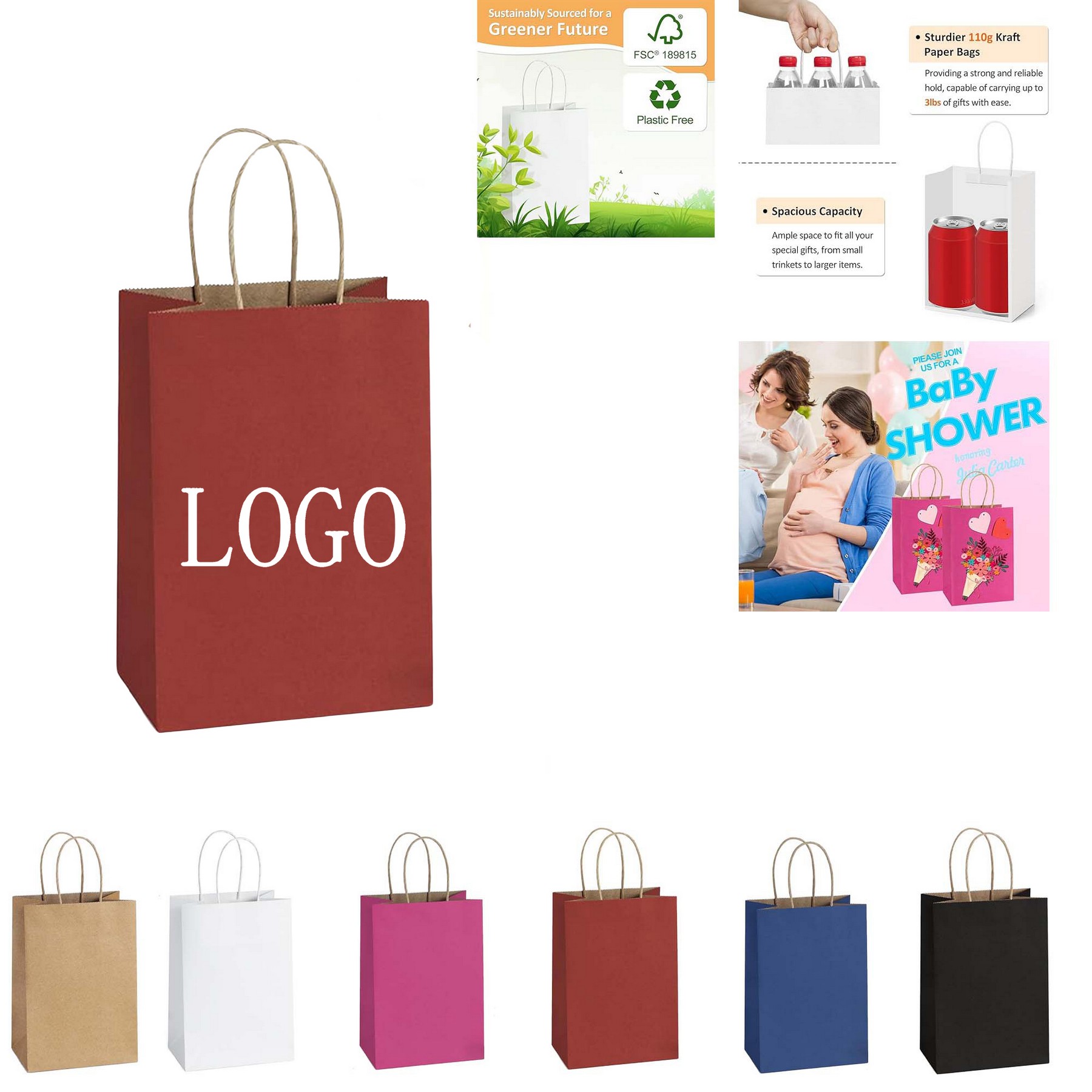 Gift Bags with Handles