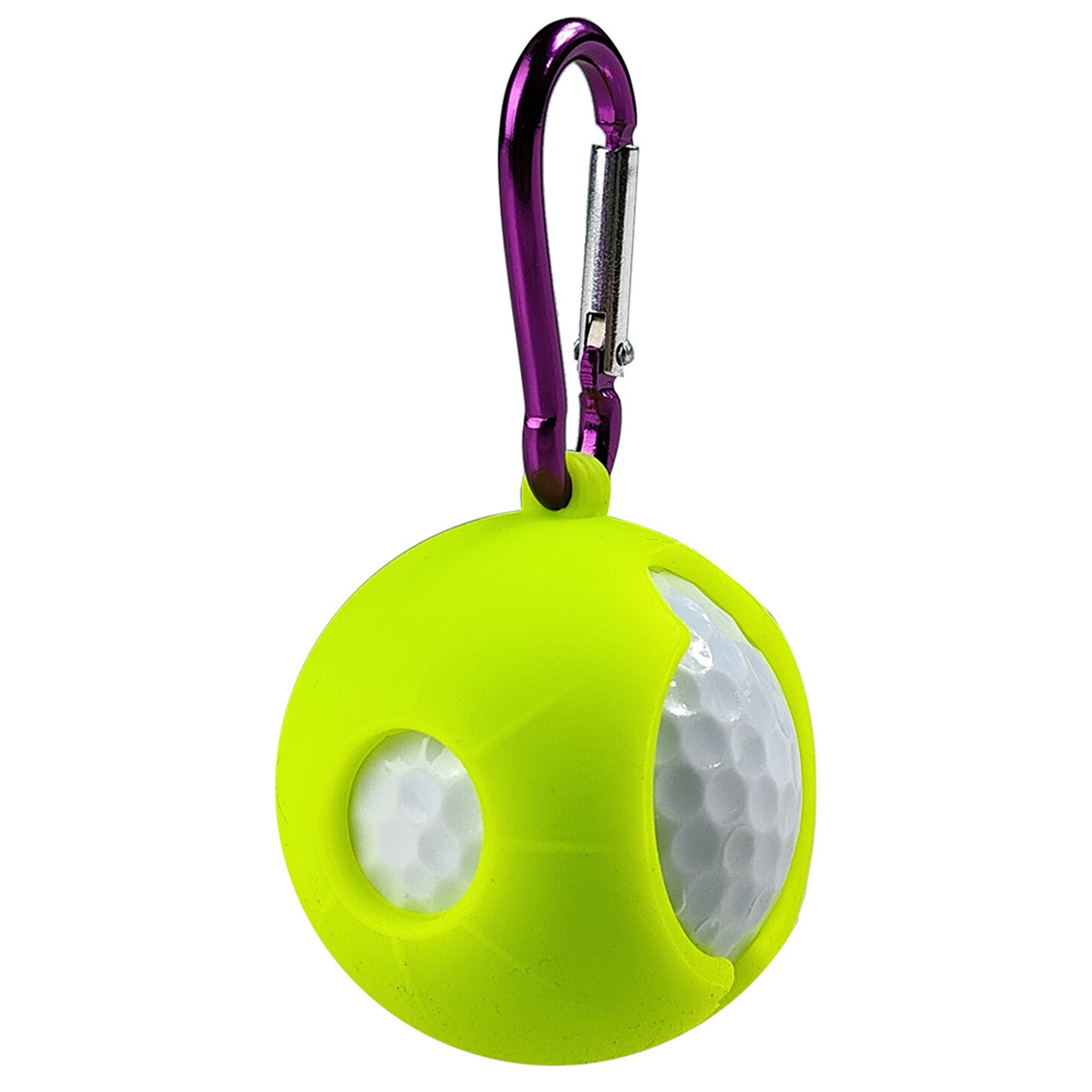 Silicone Golf Ball Holder with Carabiner 11