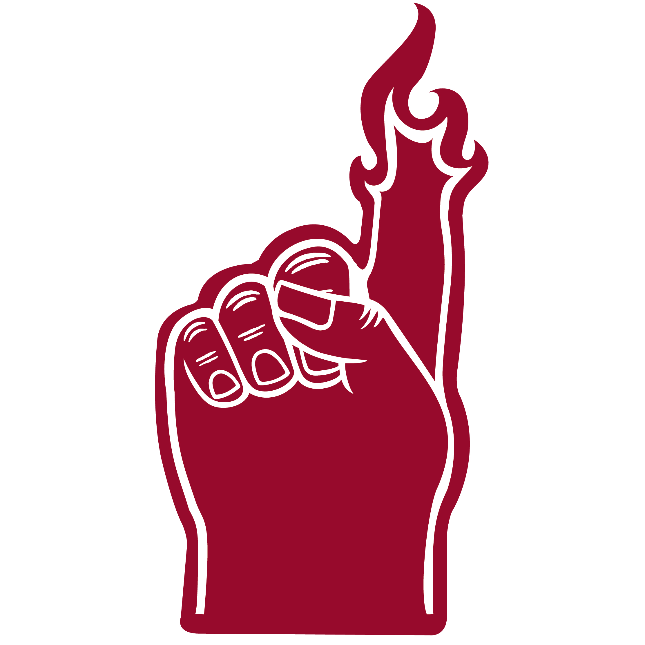 Foam Flame Finger 18" 60
