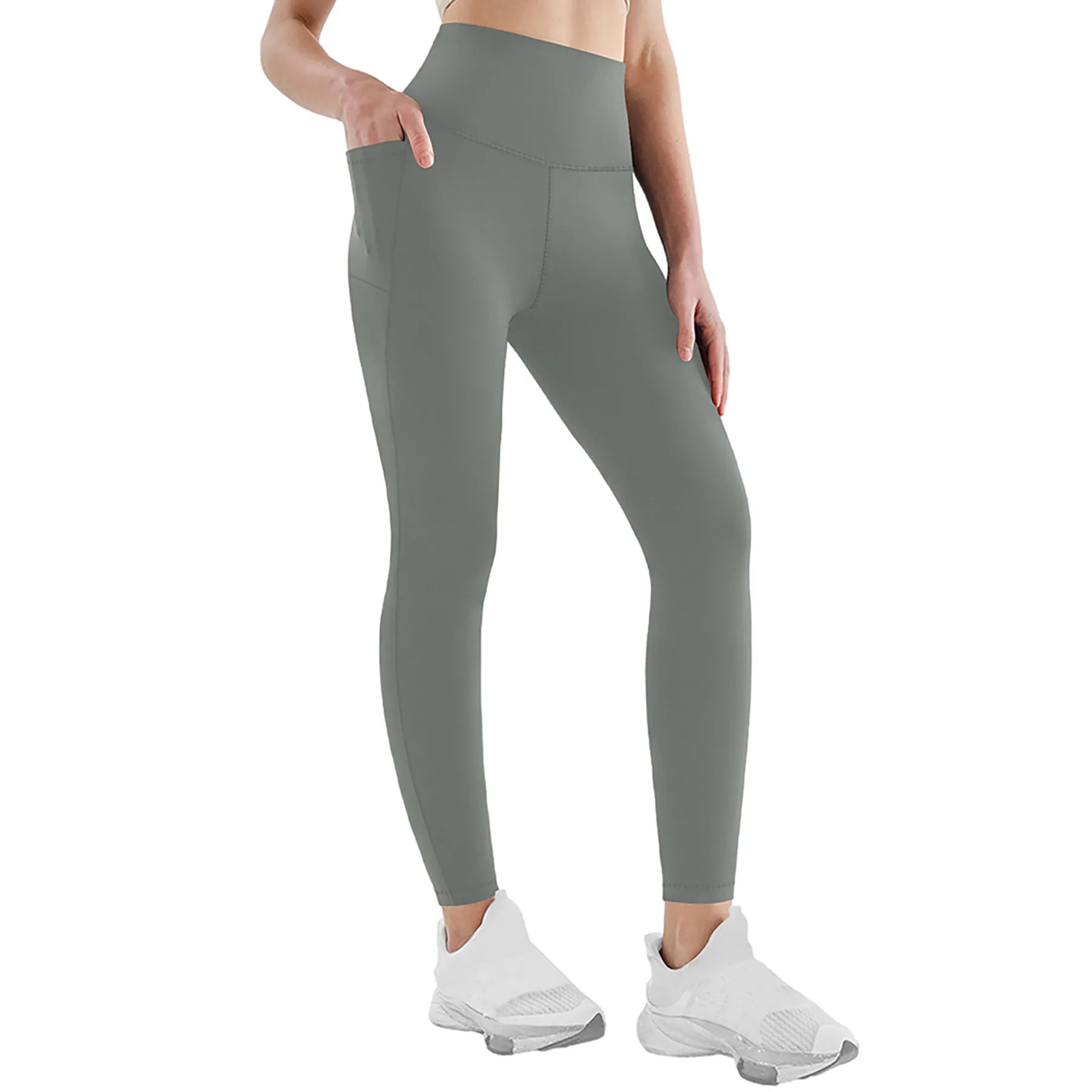 Thick High-Waisted Yoga Belt with Pocket  Sports  for Women 33