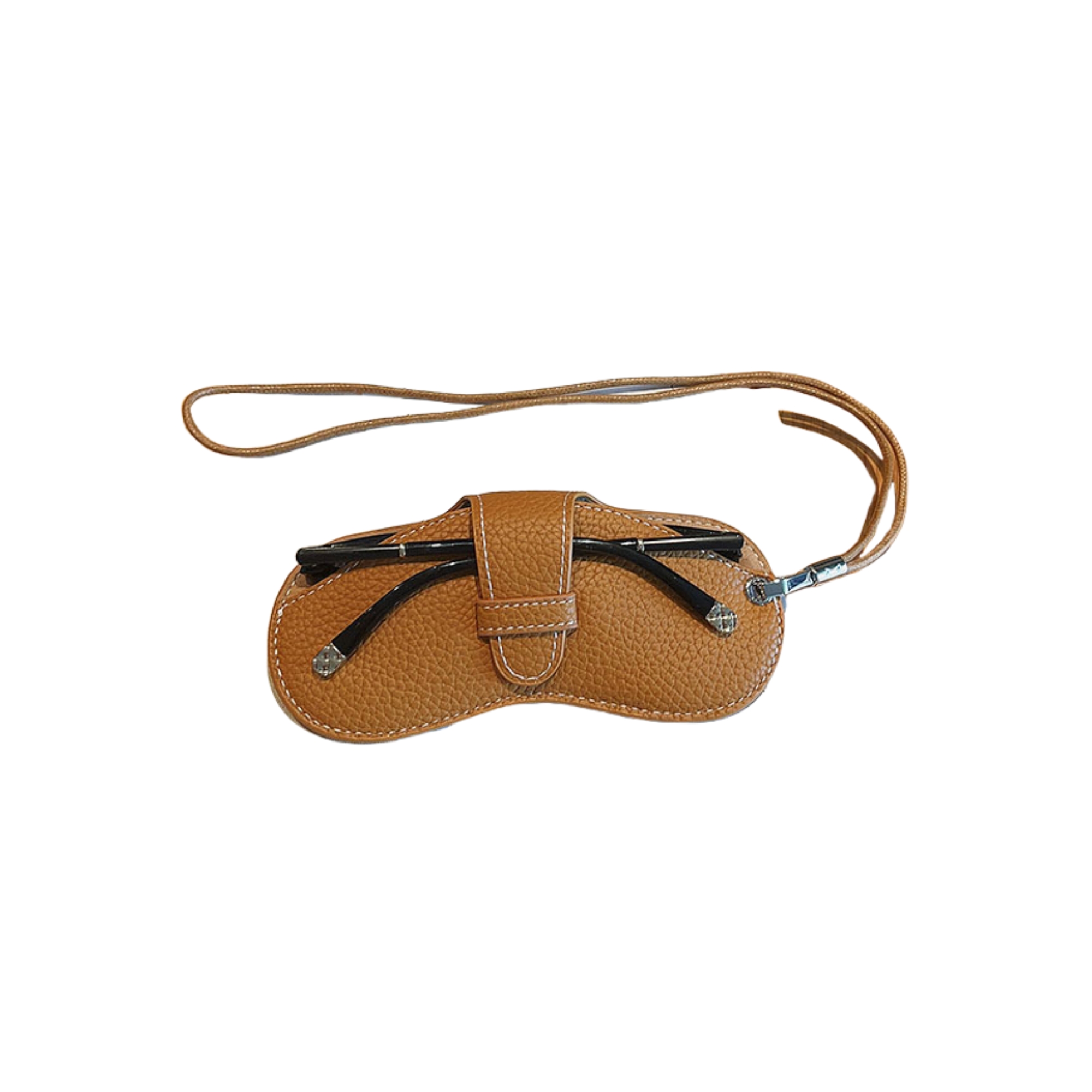 Soft Leather Sunglasses Pouch With Lanyard 13