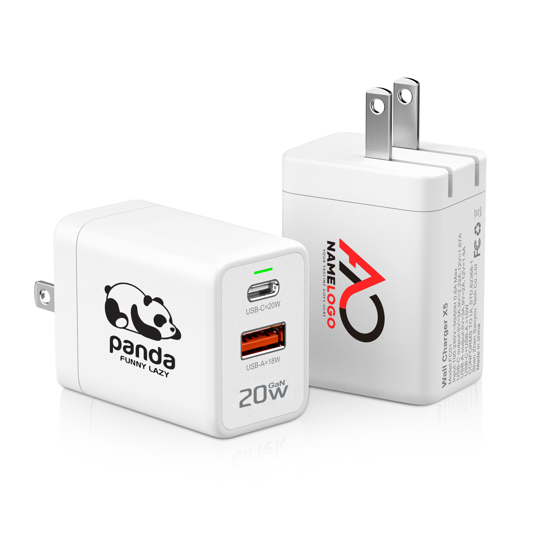 Cirtek® Foldable 20W PD Fast Charger 13