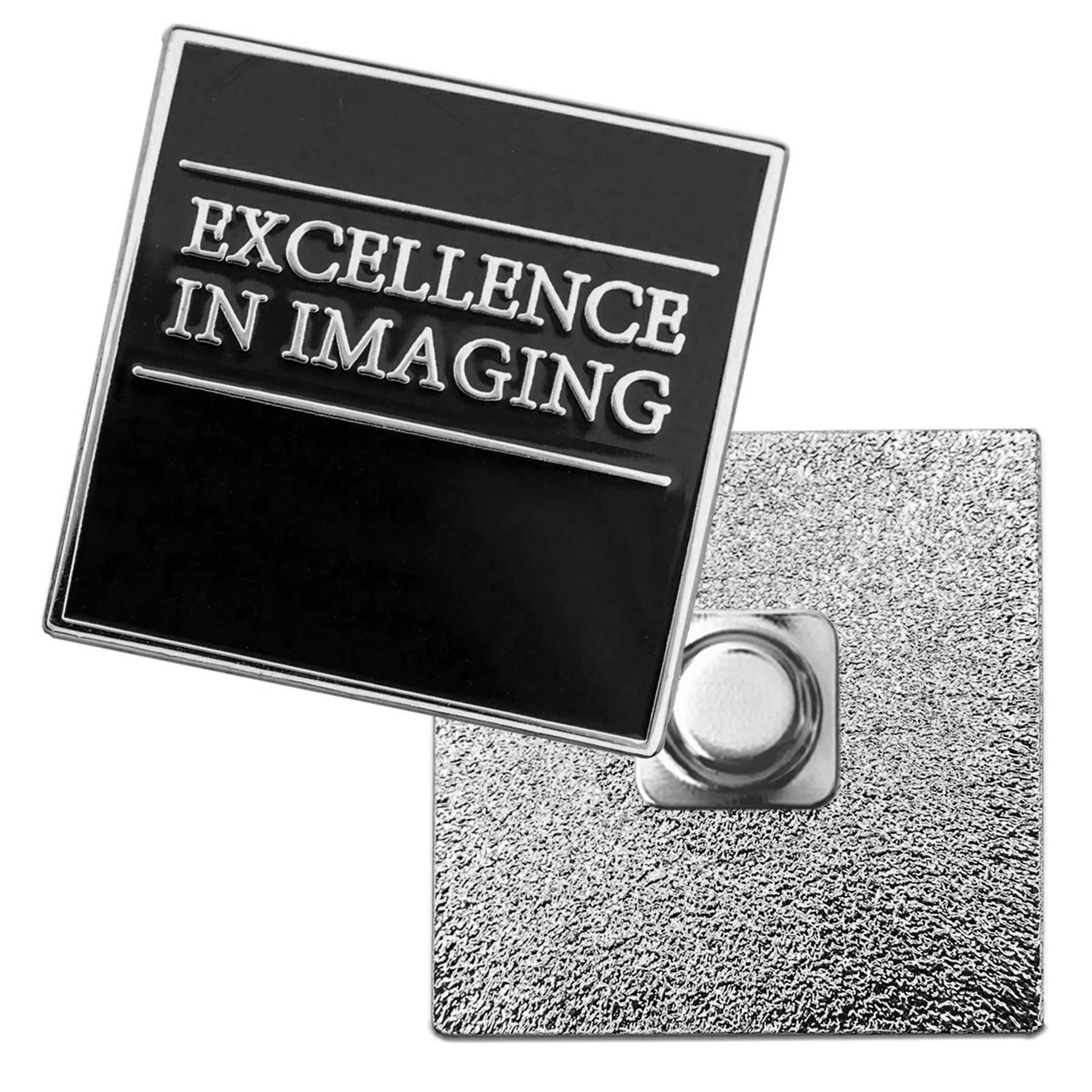 Lapel Pin Die Struck Soft Enamel w/ Magnet Backing (1/2")