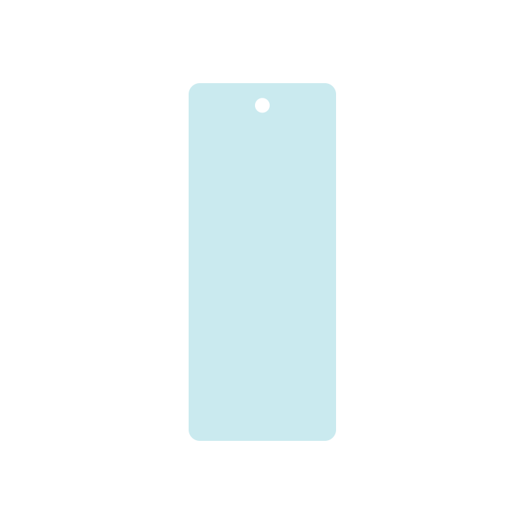 Promo Tag Card Stock 12 pt 01 - 15 sq in White (Stock Shape #) Digital Print 33