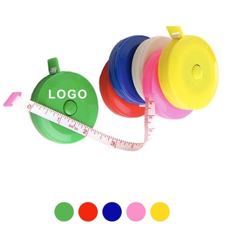 Push Button Soft Retractable Tape Measure