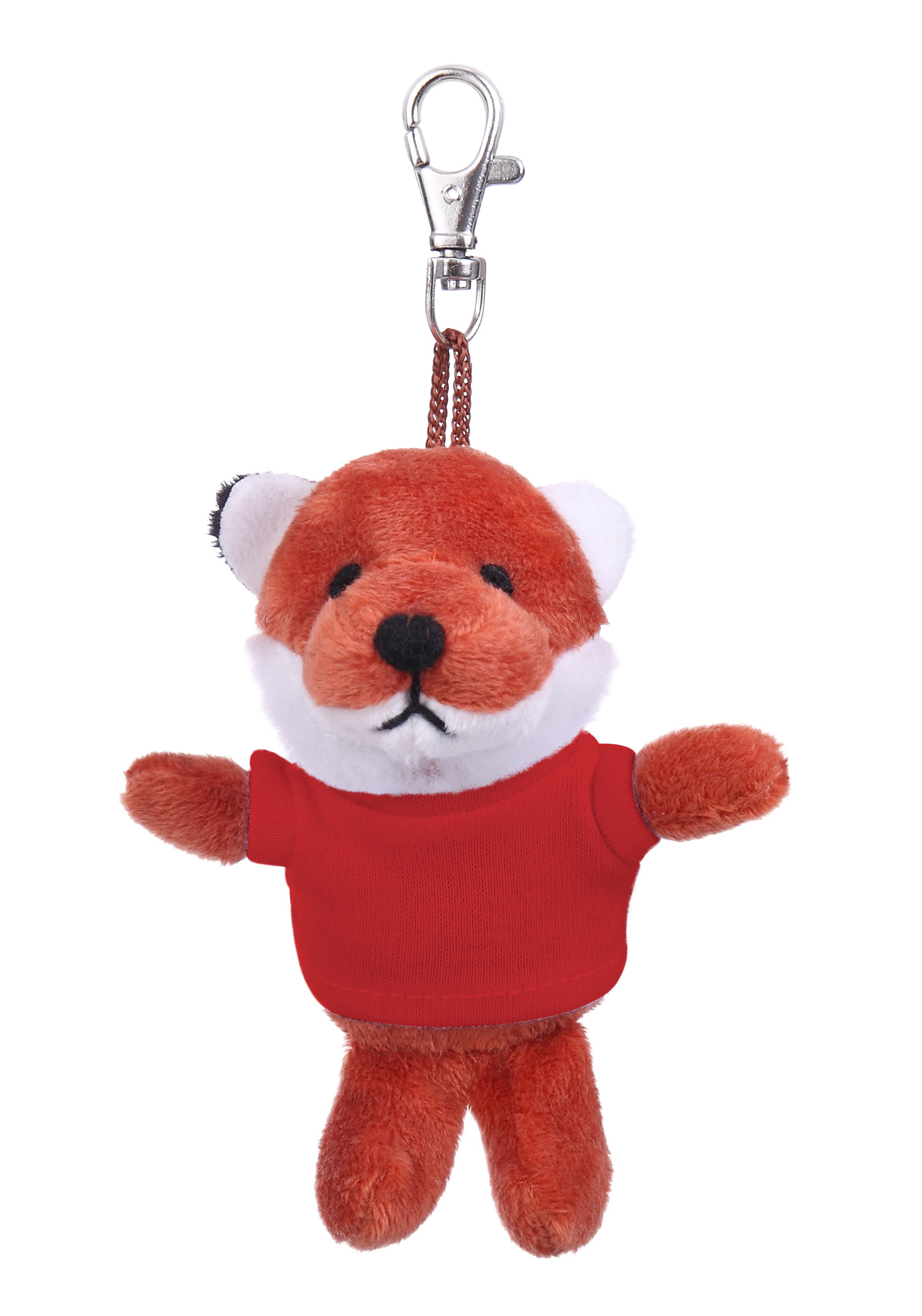 Soft Plush Fox Keychain with Tee 28