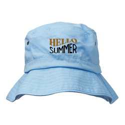Little Cay Cotton Bucket Hat (Embroidered)