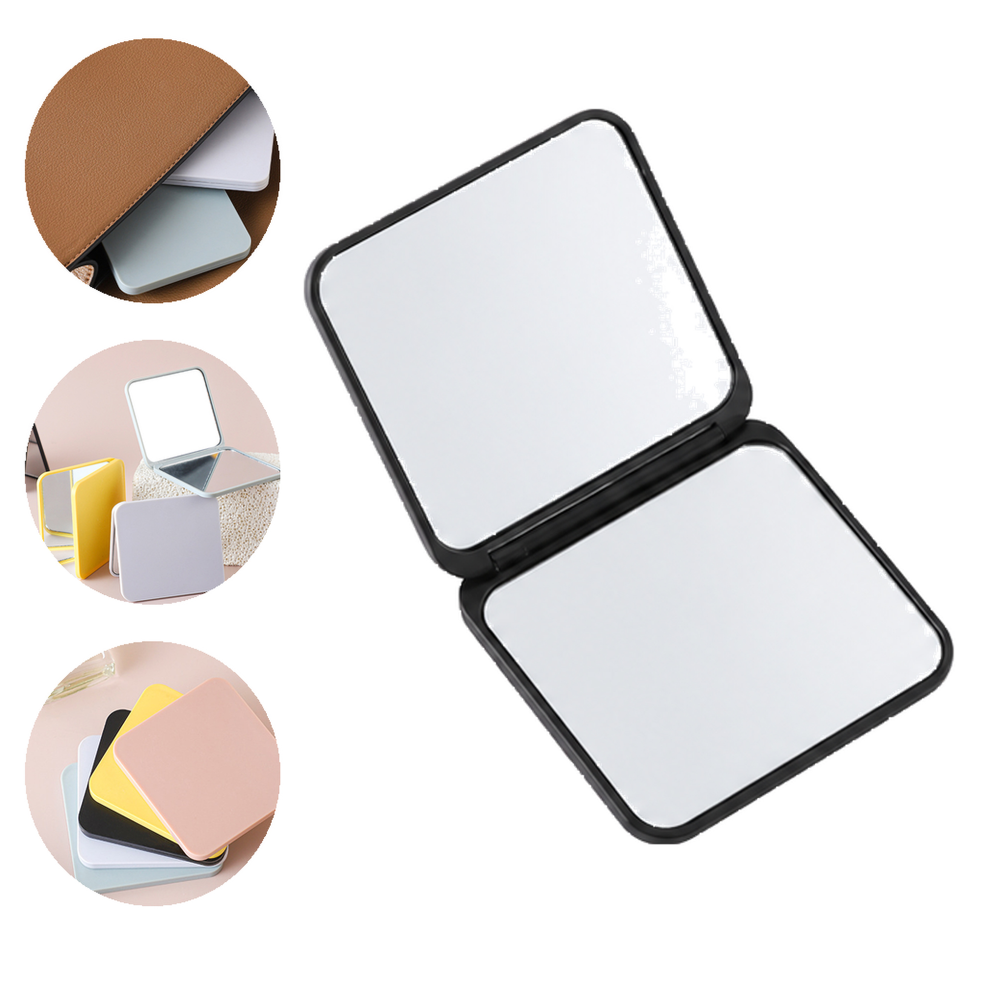 Portable Square Folding Compact Mirror 2