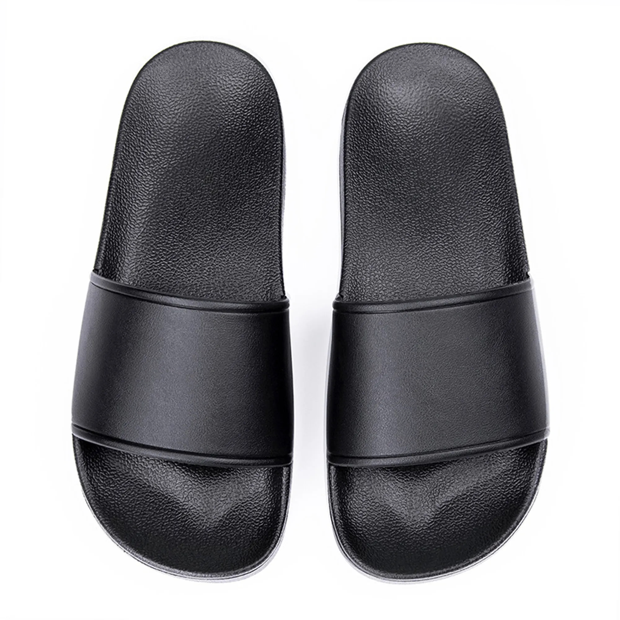 MOQ 50PCS Custom Home PVC Non-slip Slipper Slide Sandals 26