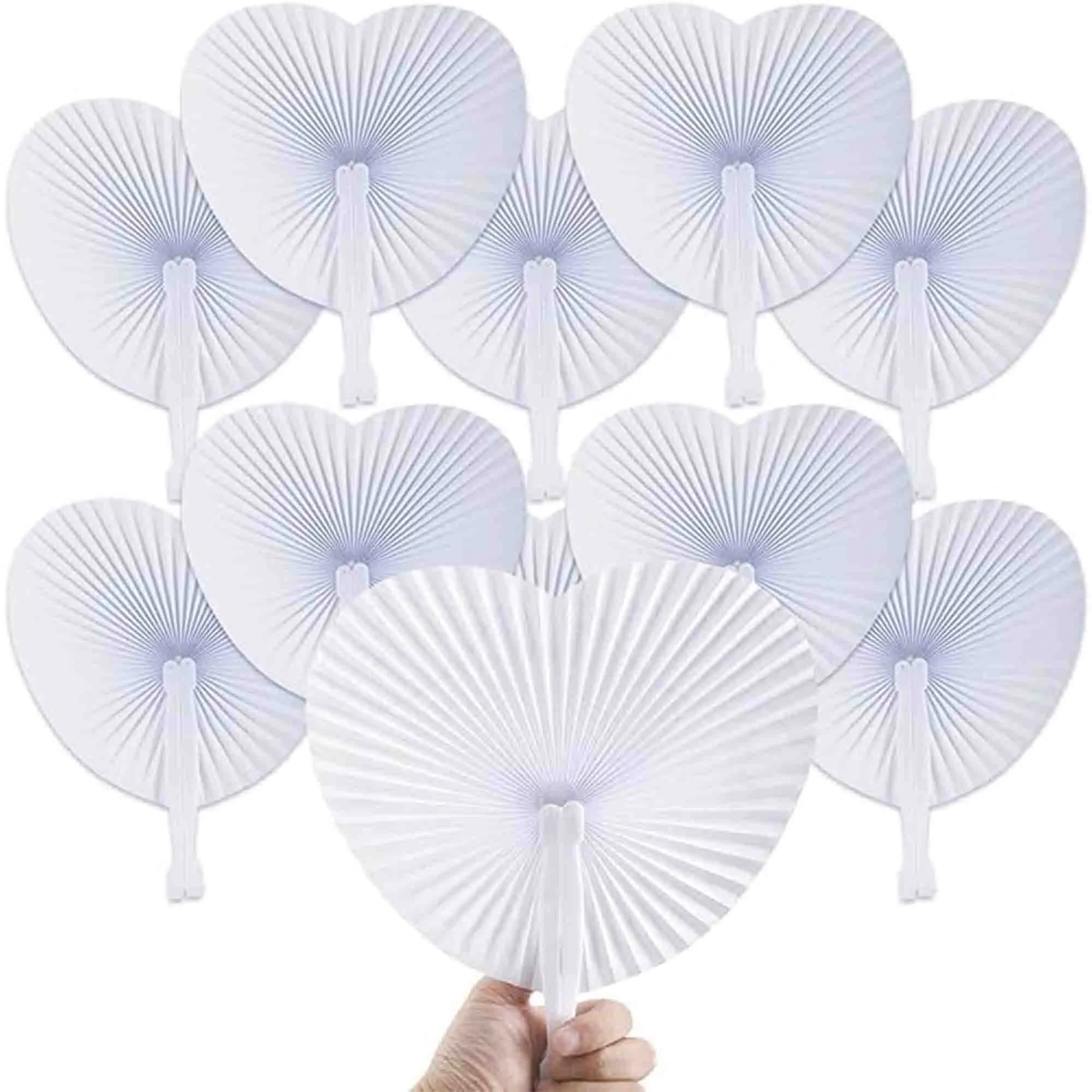 Round Hand Folding Fans Provided For Weddings 9