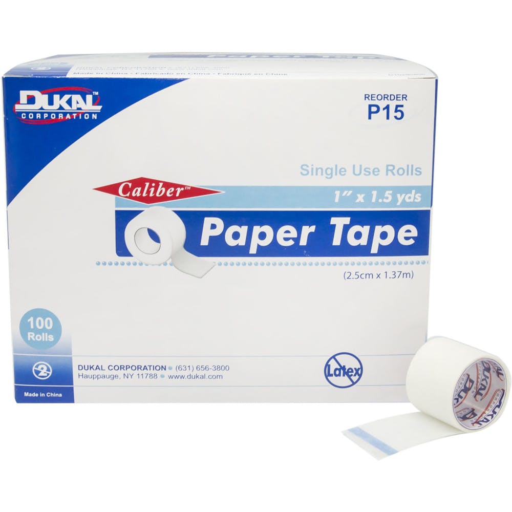 Single Use Non-Sterile Paper Tape - 1" x 1.5 yd.