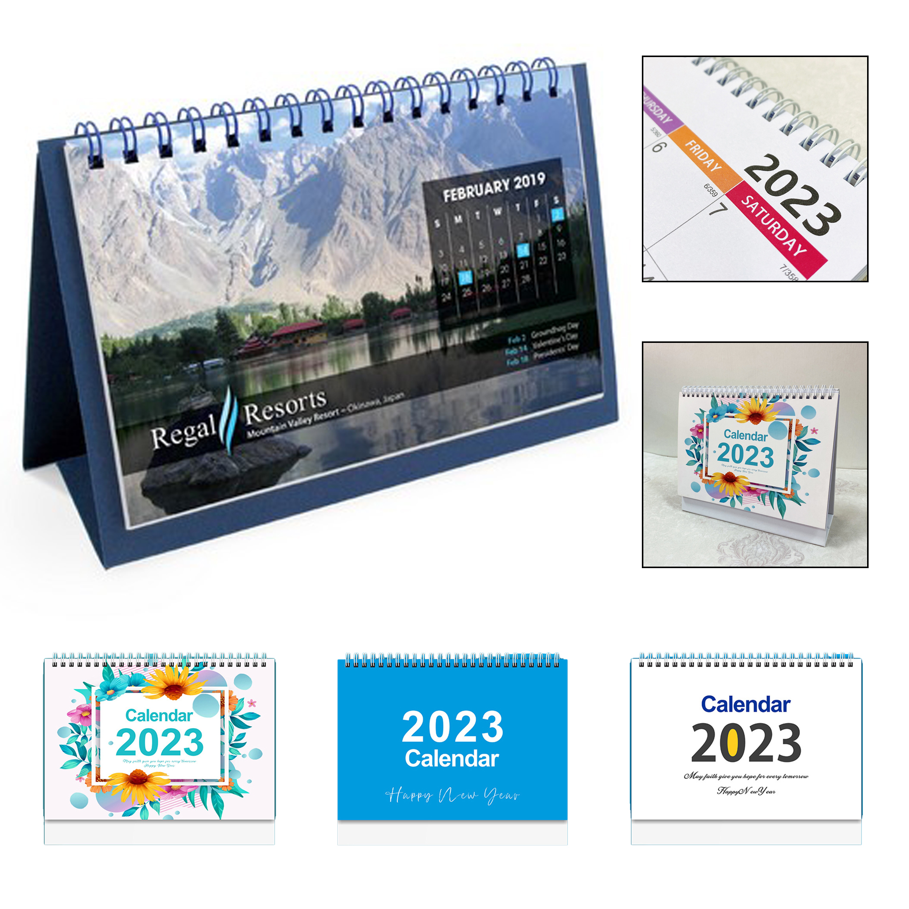 Flip Calendar w/Custom Photos (Short) 6