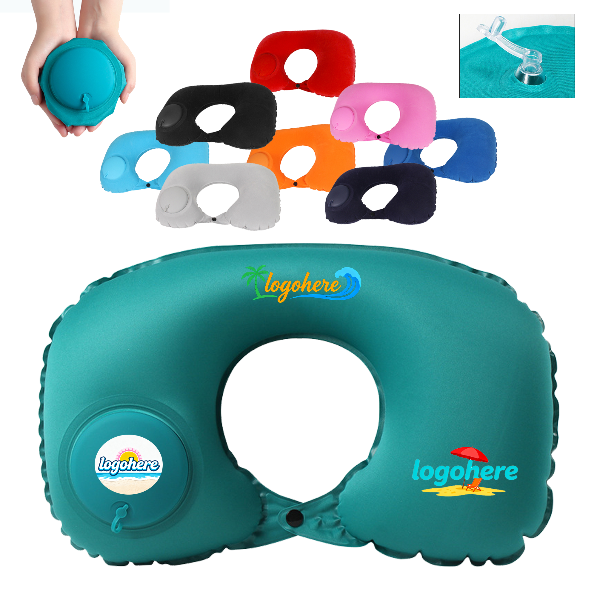 Inflatable Travel Pillow Portable 5