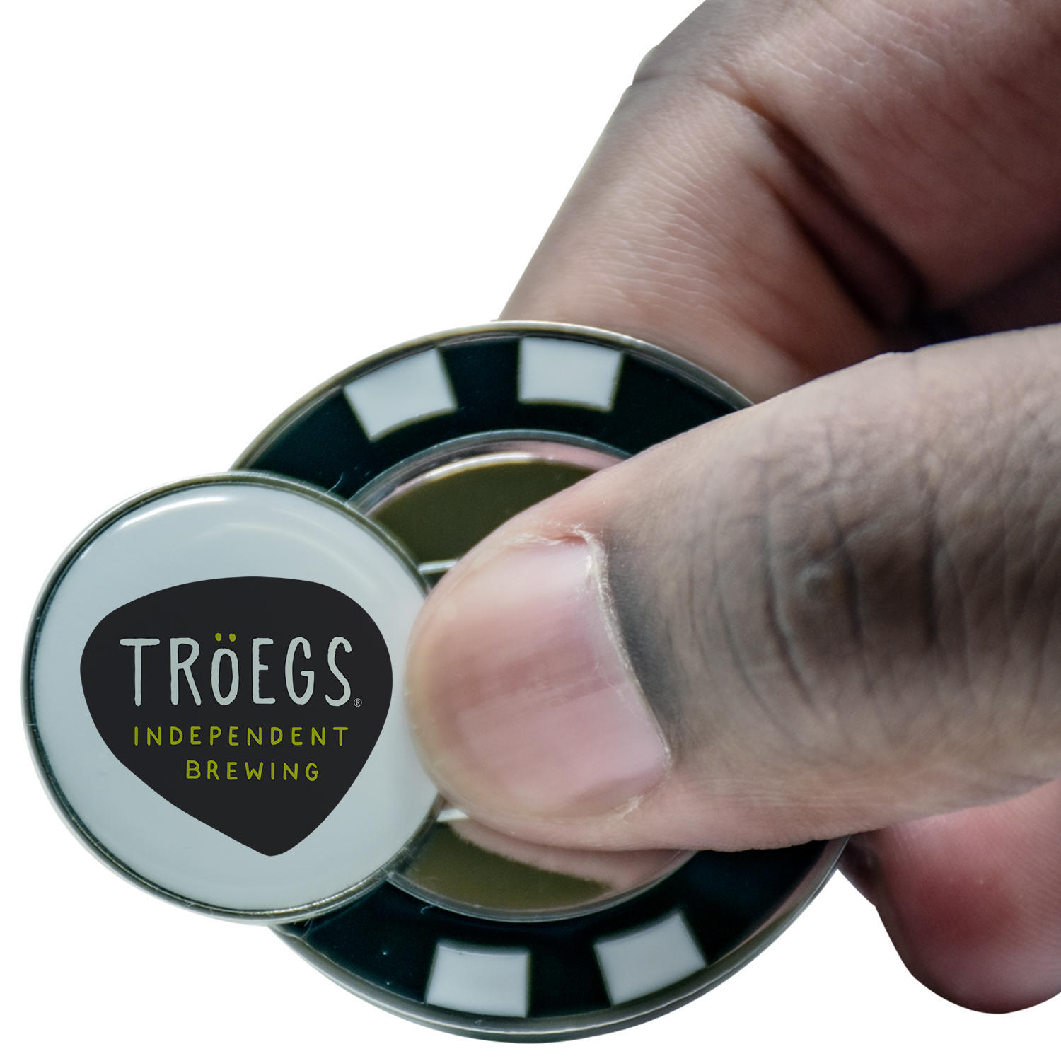 Metal Poker Chip with Removable Ball Marker 24