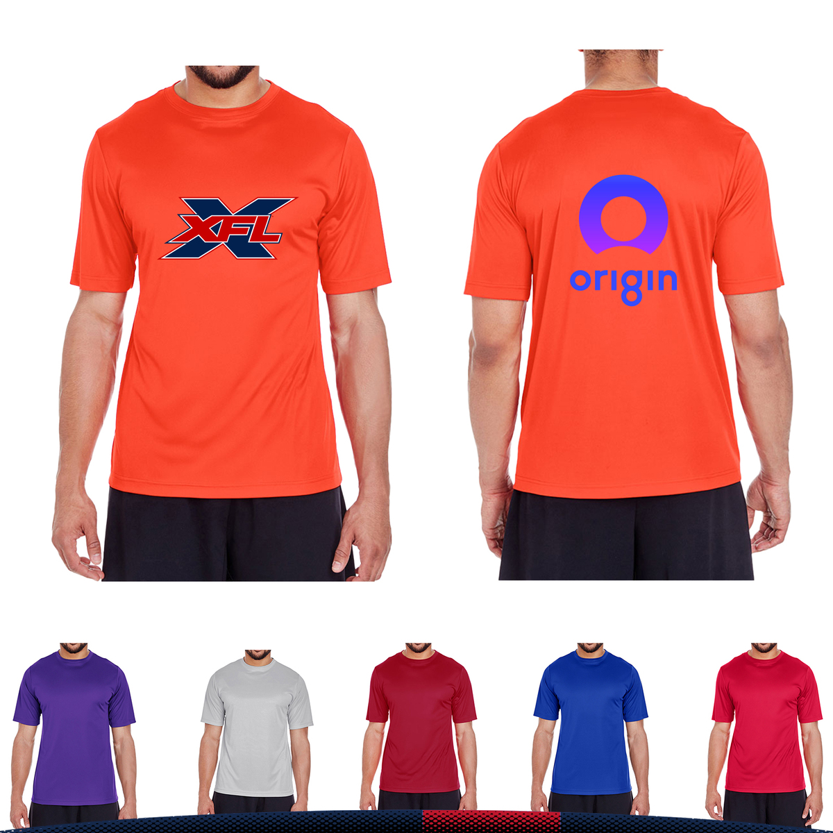 Team 365® Men's Polyester Tshirts ATT11Z Fluid Promotional Products 2