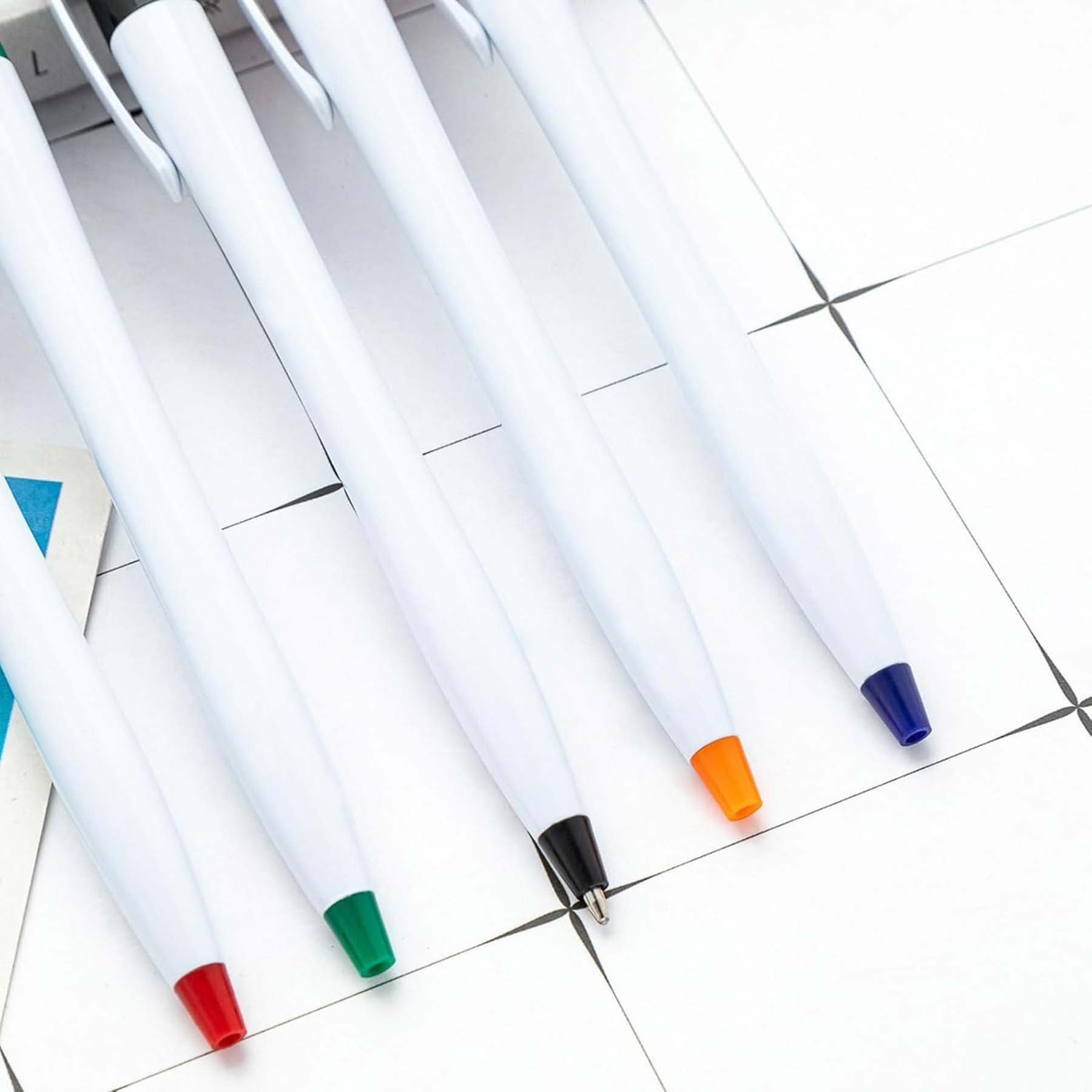 Plastic Javelin Ballpoint Pen - Black Ink 12