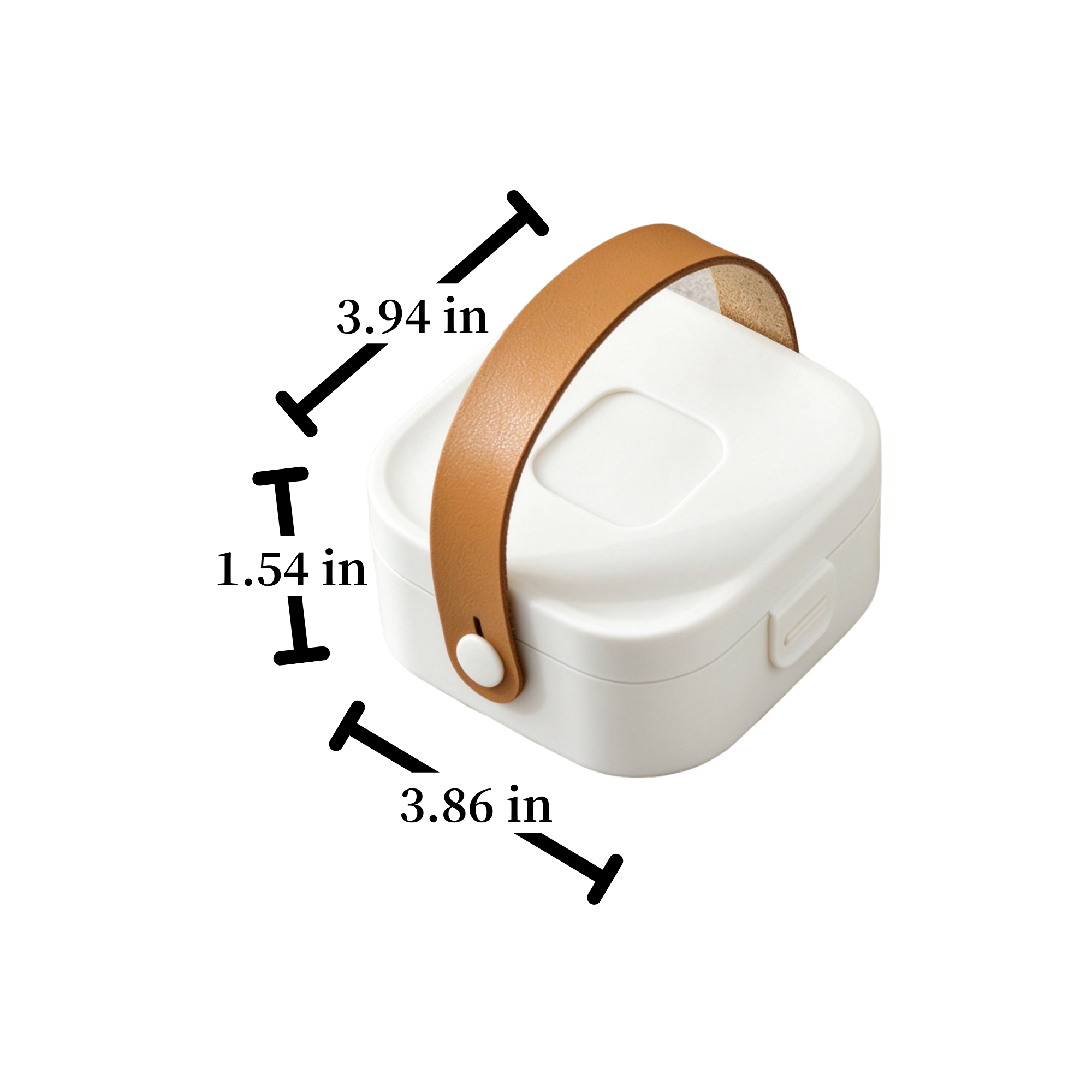 Multifunctional Square Case with Snap Button 3
