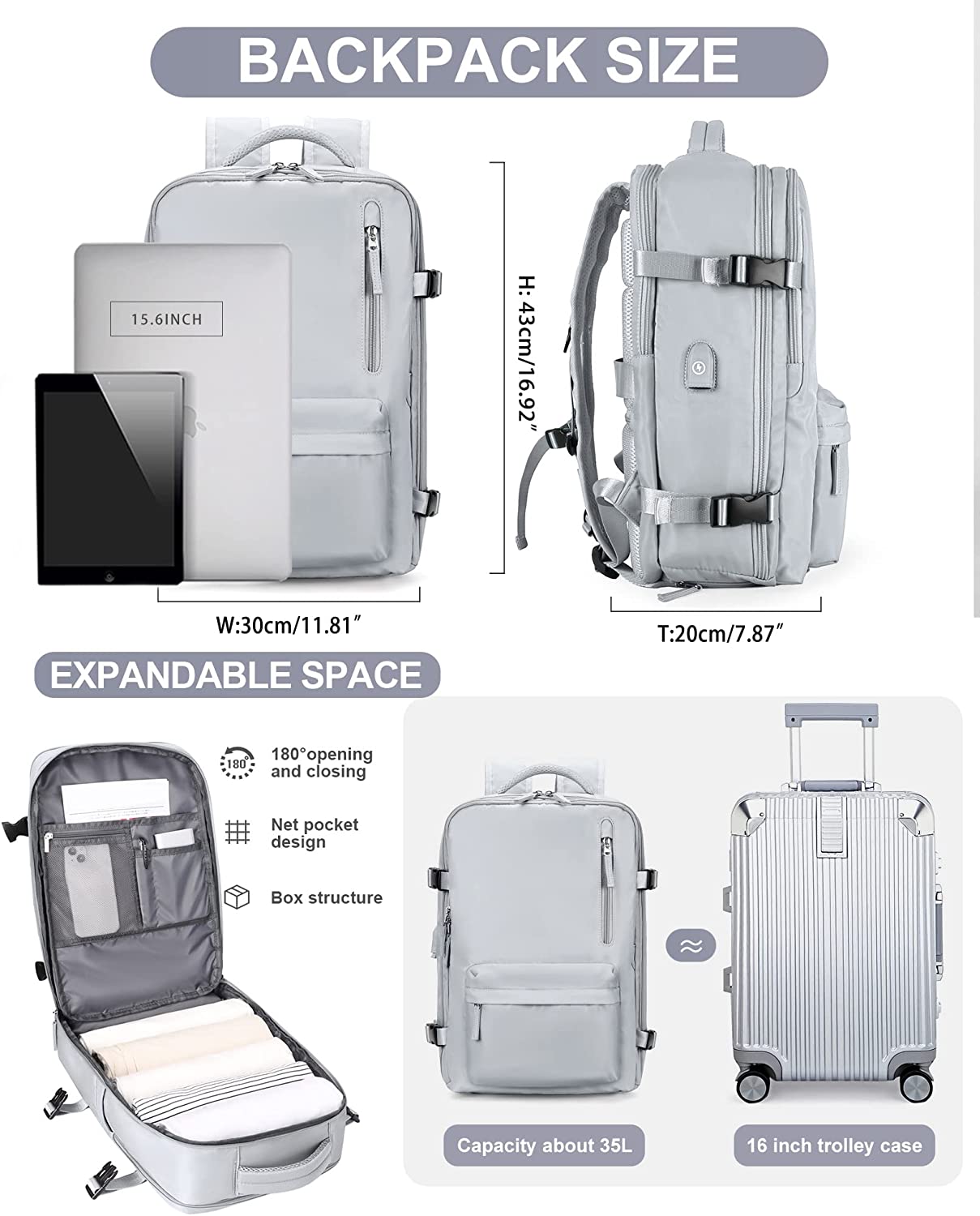 Large Travel Backpack 9