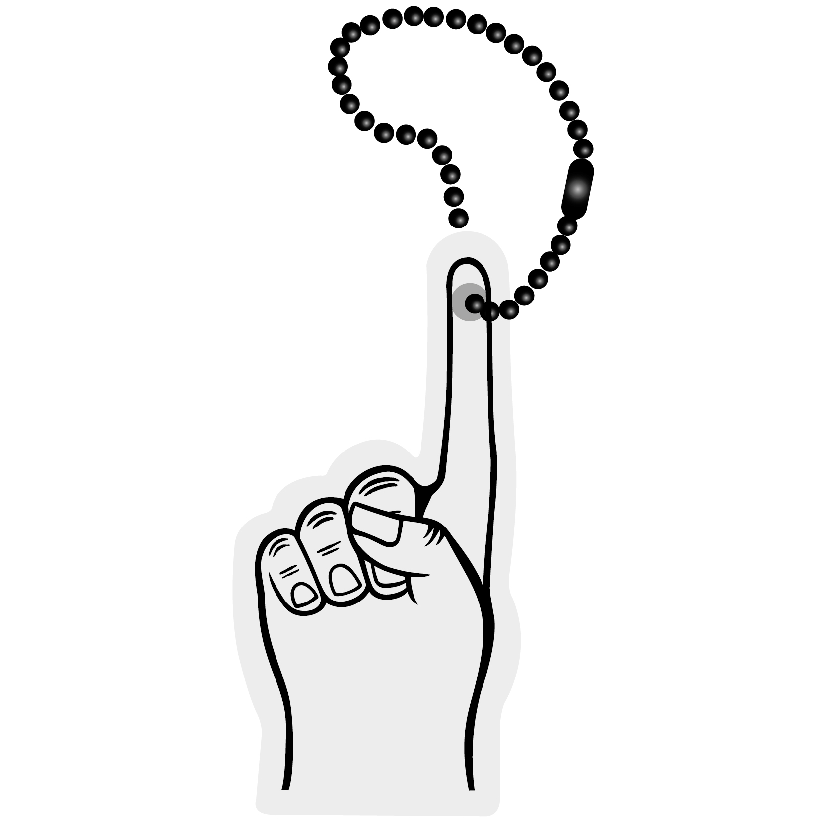 #1 Hand Key Tag 35