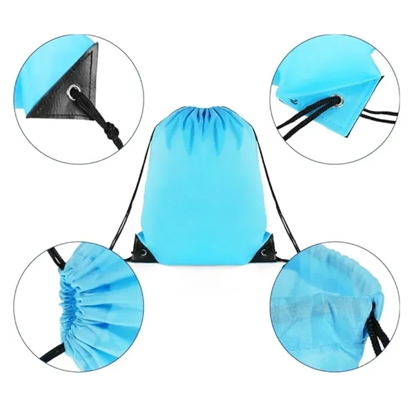 Custom Drawstring Cinch Backpack with Dual Shoulder Straps — Sports & Events Essential 4