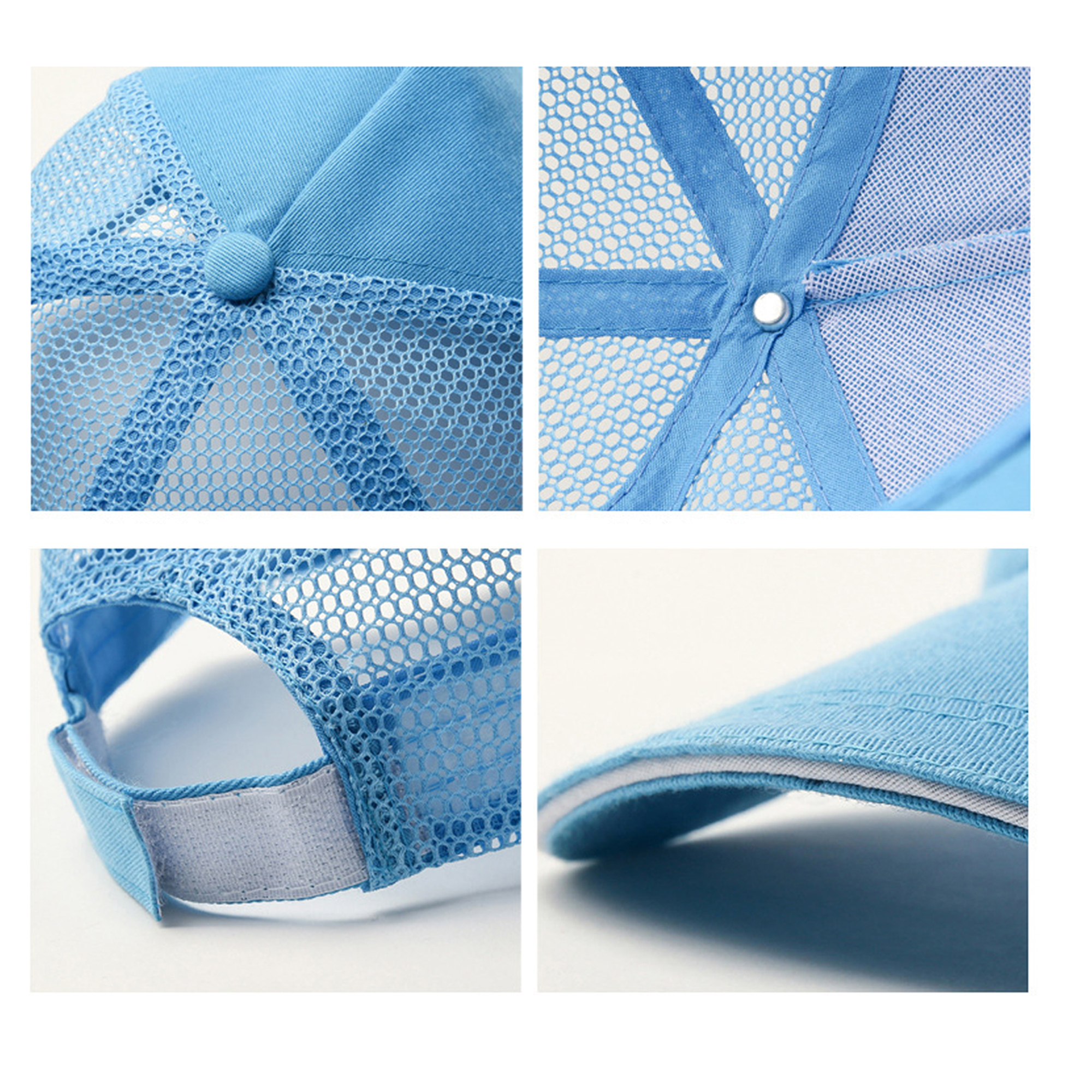 Full Color Mesh Sun Cap For Adults Golf Hat 7