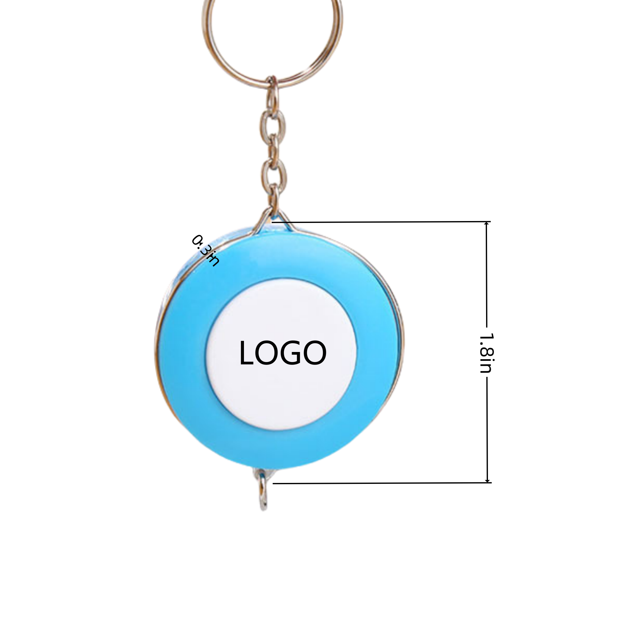 Retractable Measuring Tape Keychain 6