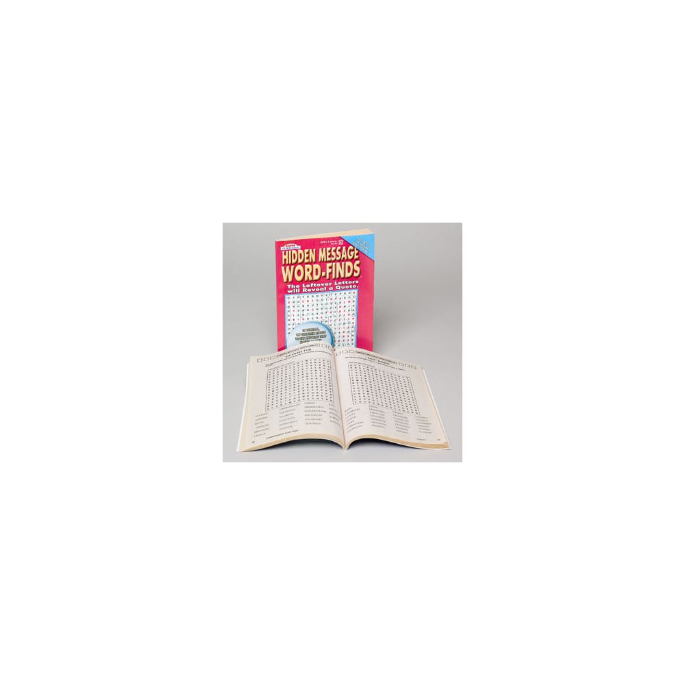 Word Search Books - Hidden Message 112 Pages Two Titles 2