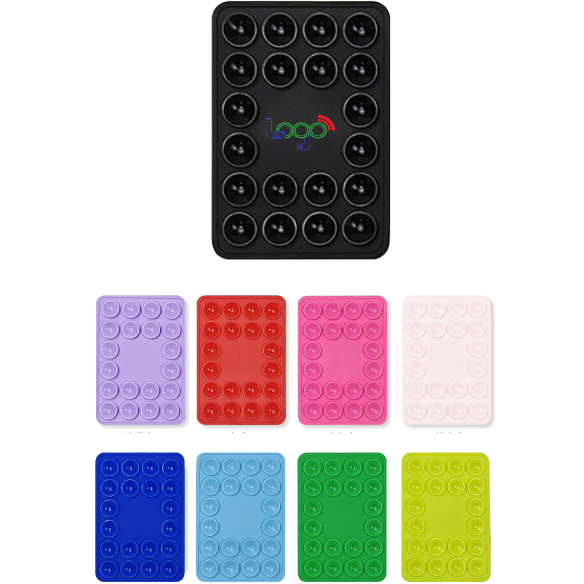 20-Piece Single-Side Silicone Suction Cup Power Bank Style 2