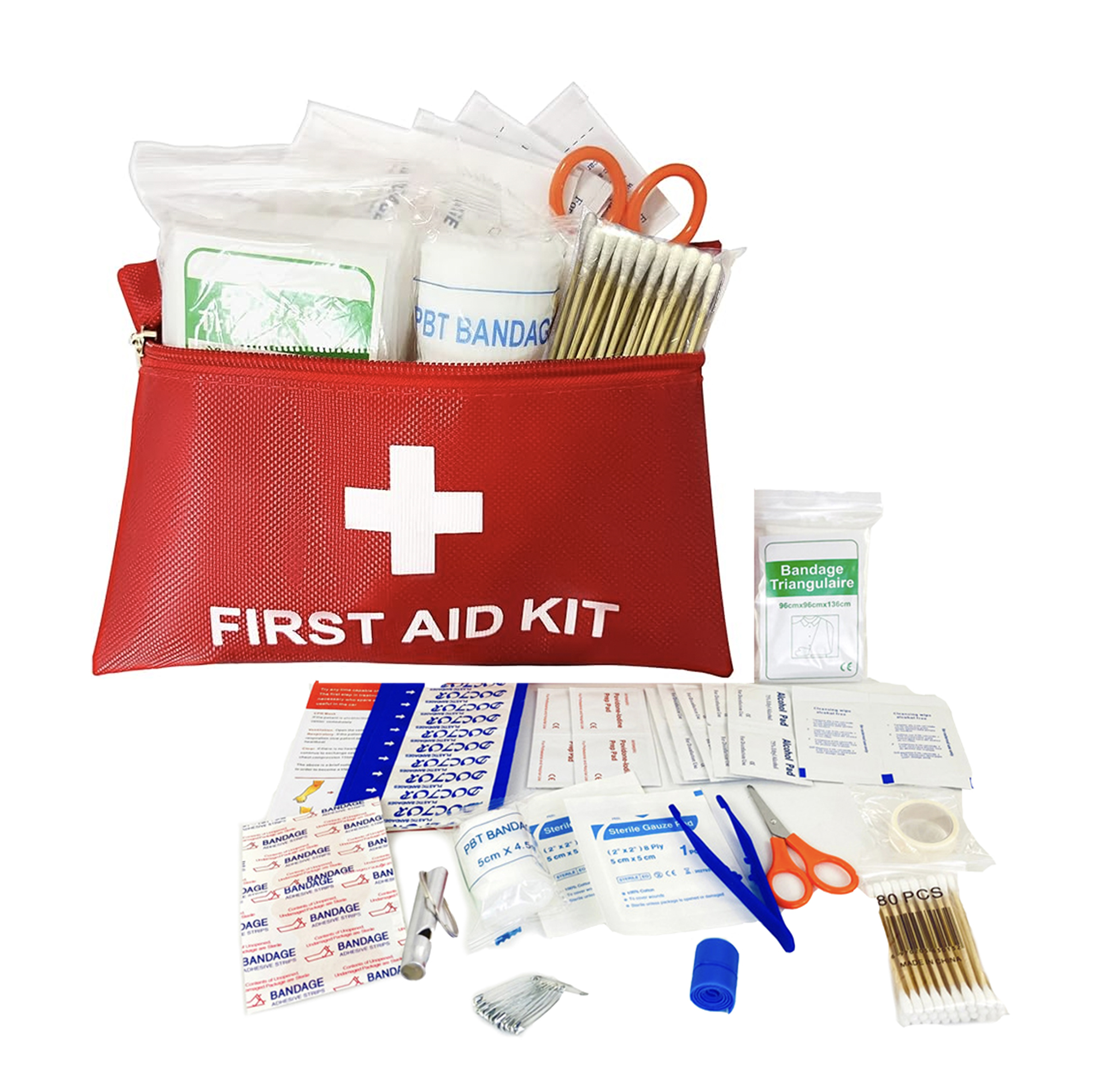 17 Pieces Set First Aid Kit for Emergency