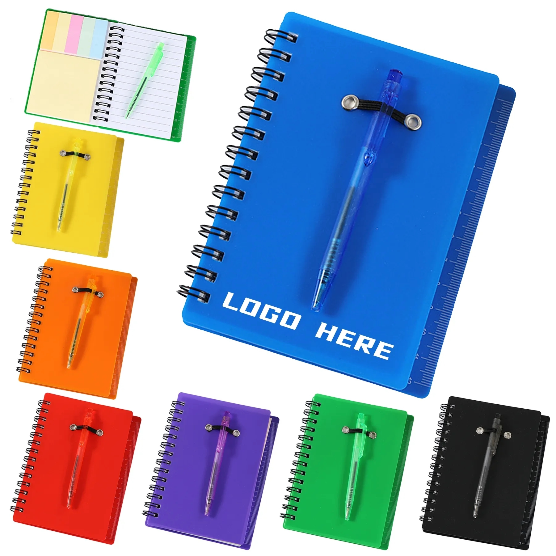 Spiral Notebook Steno Pocket Notepad With Pen 14