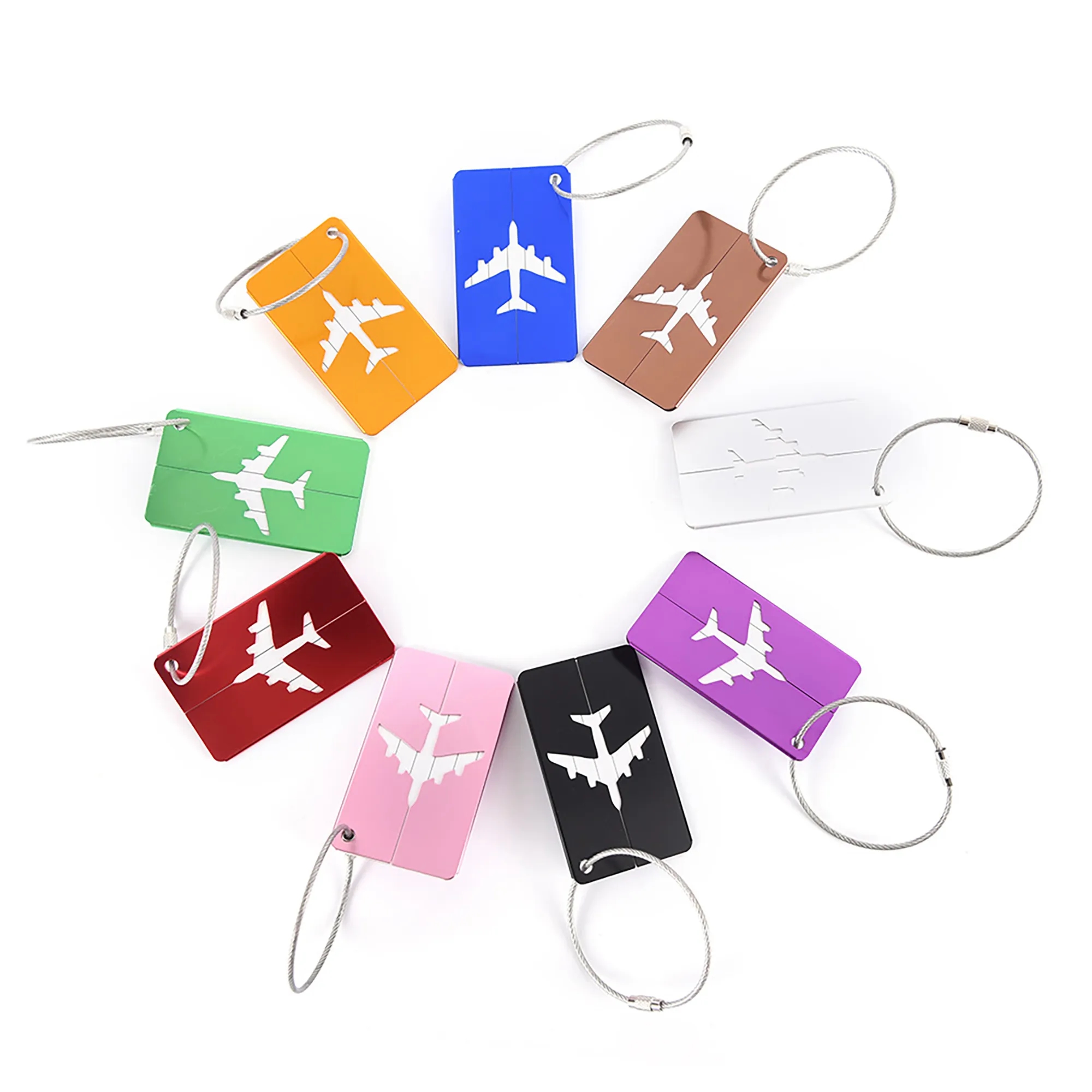 Custom Aluminum Luggage Tag Moq 50pcs 12