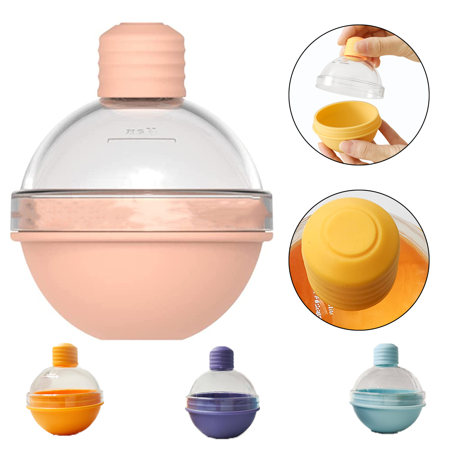 Reusable Silicone Ice Ball Maker Mold 5